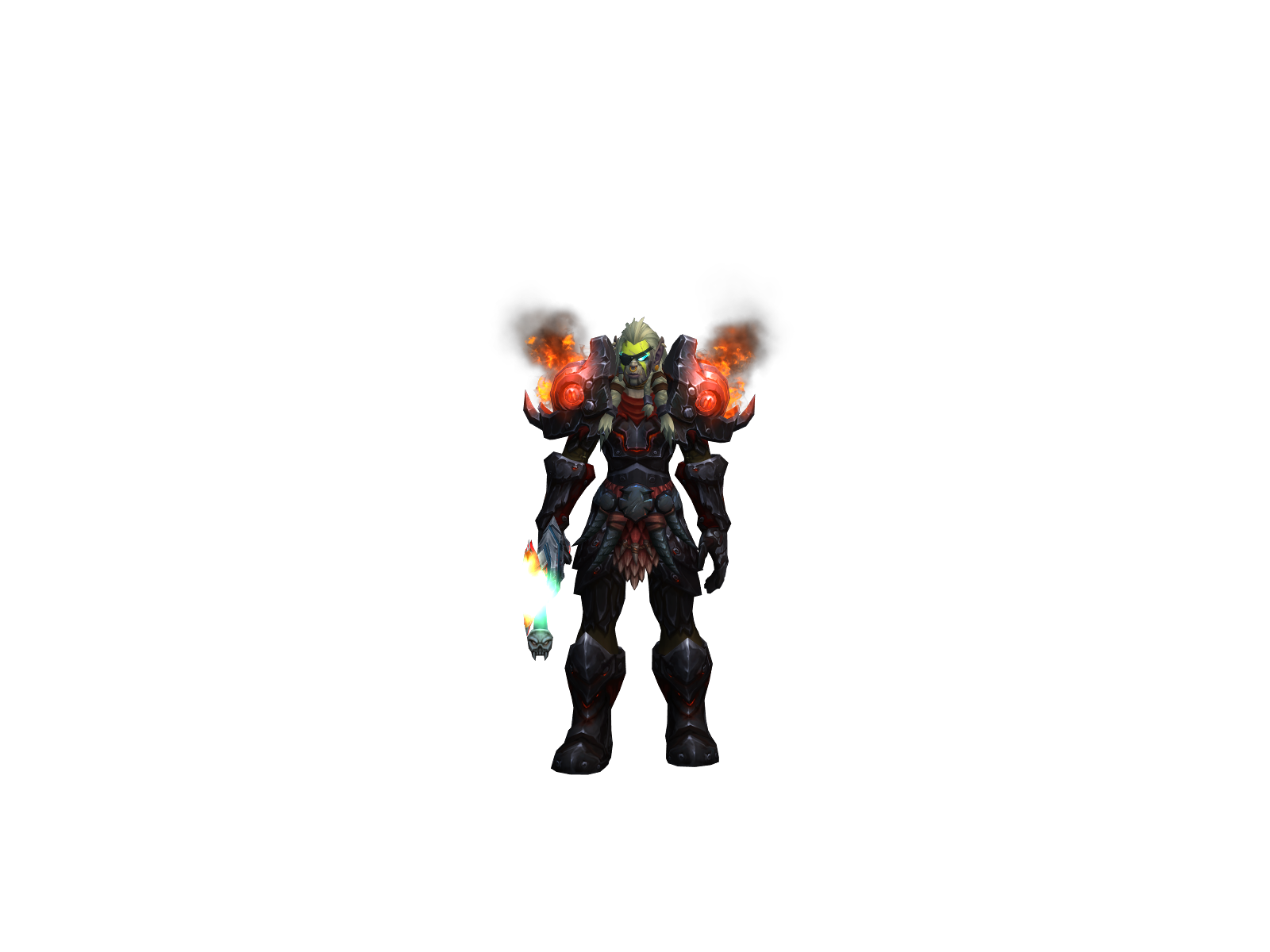 Deathgripz 3D character render