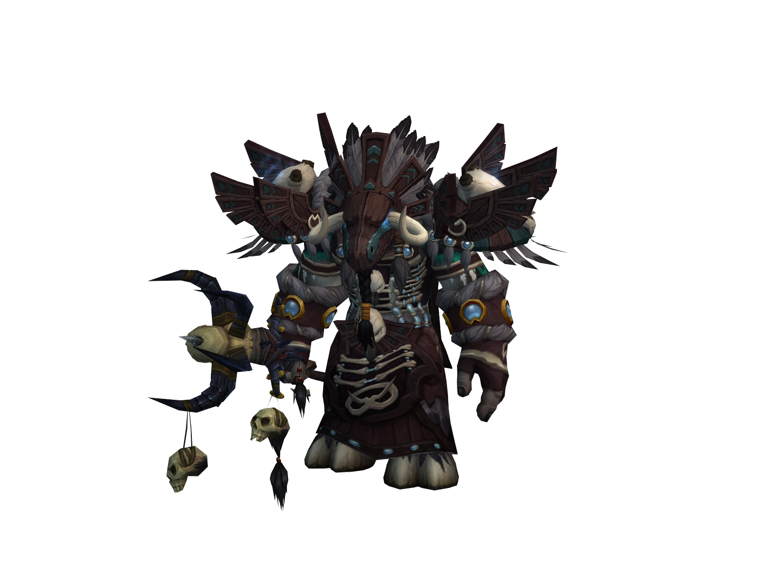 Pý 3D character render