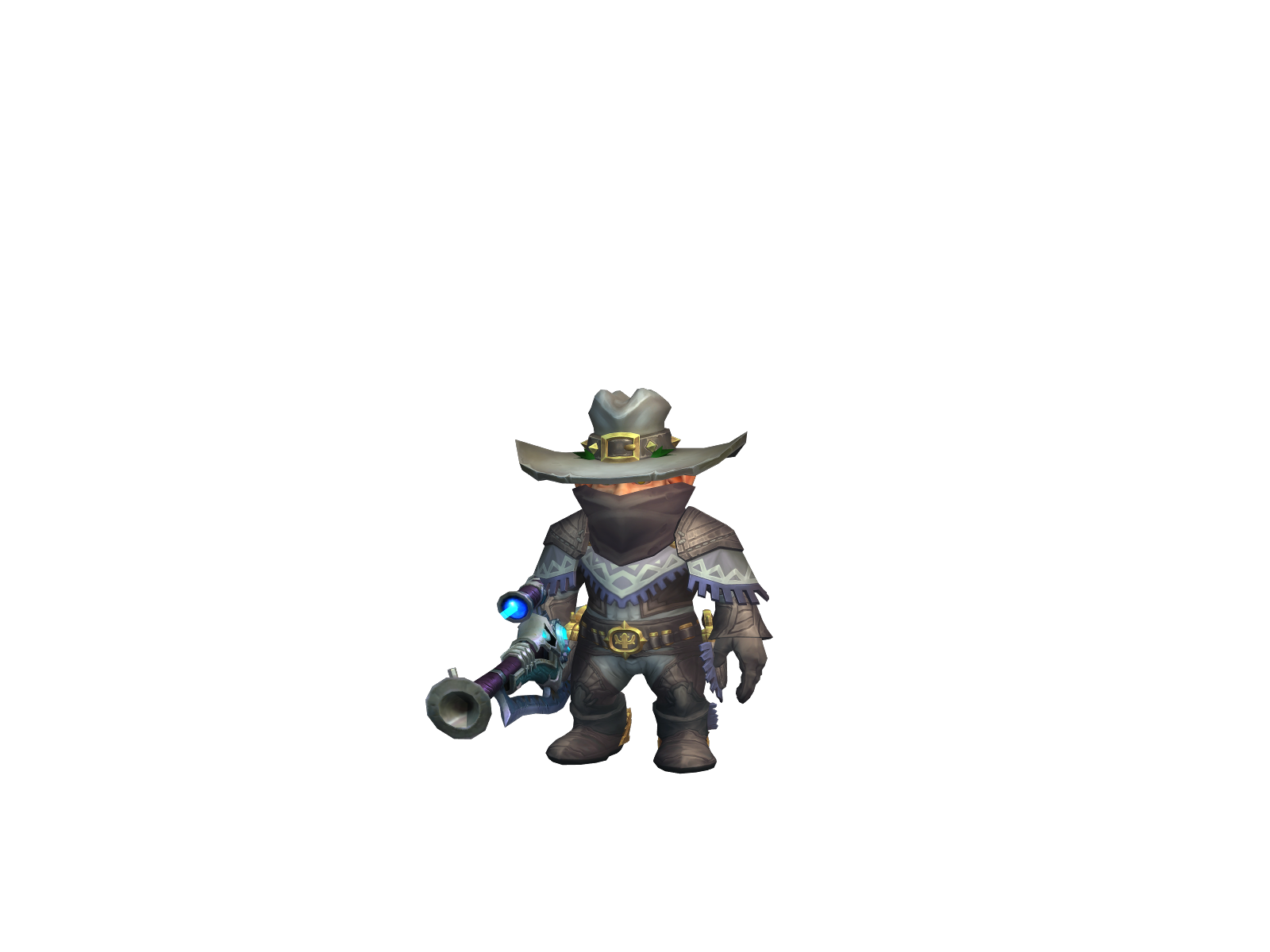 Halfbeard 3D character render