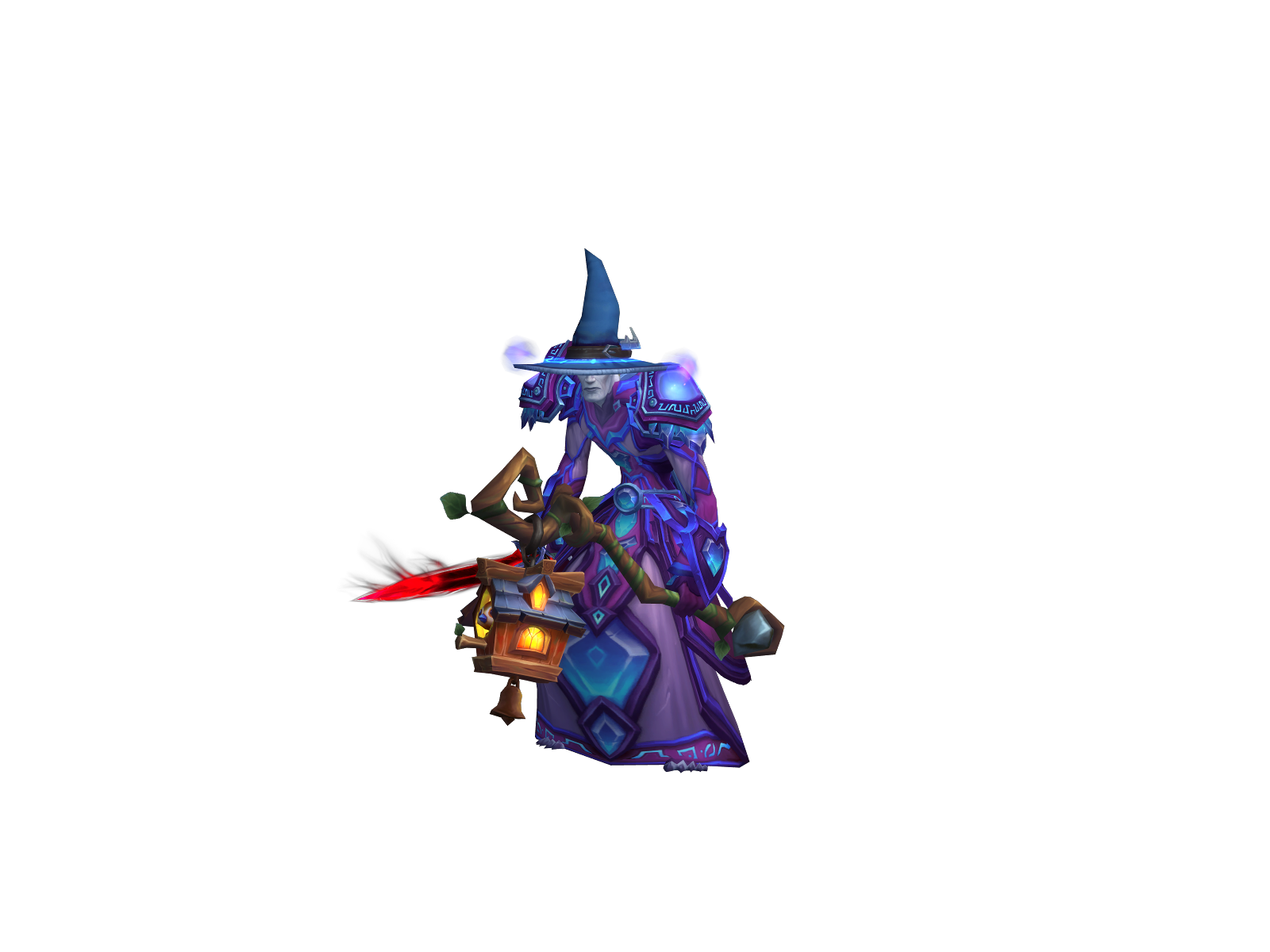 Critical 3D character render
