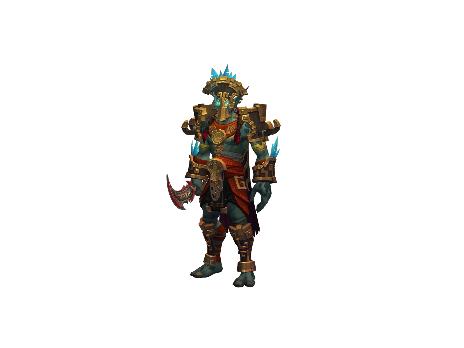 Claypool 3D character render