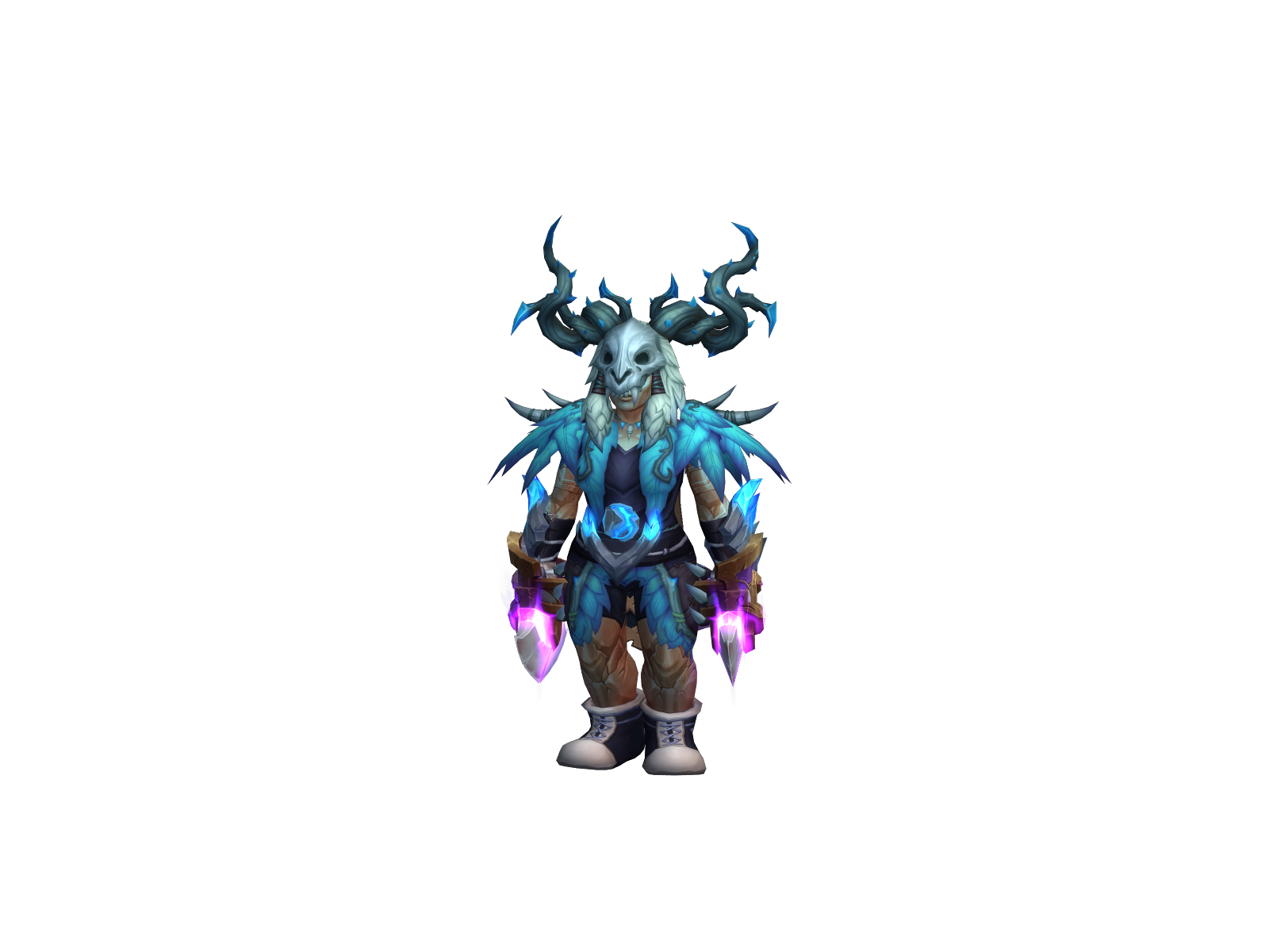 Burial 3D character render