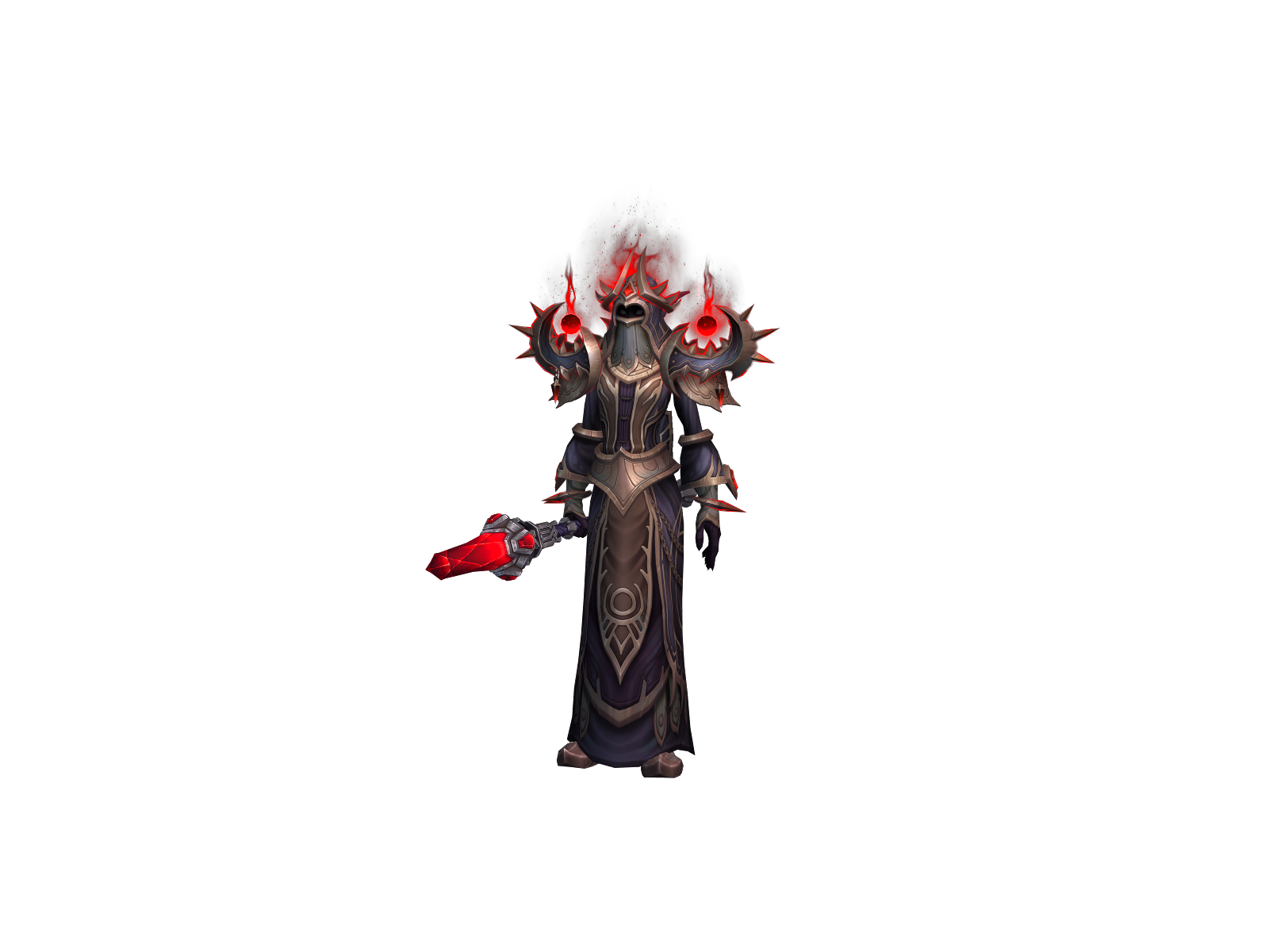 Spread 3D character render