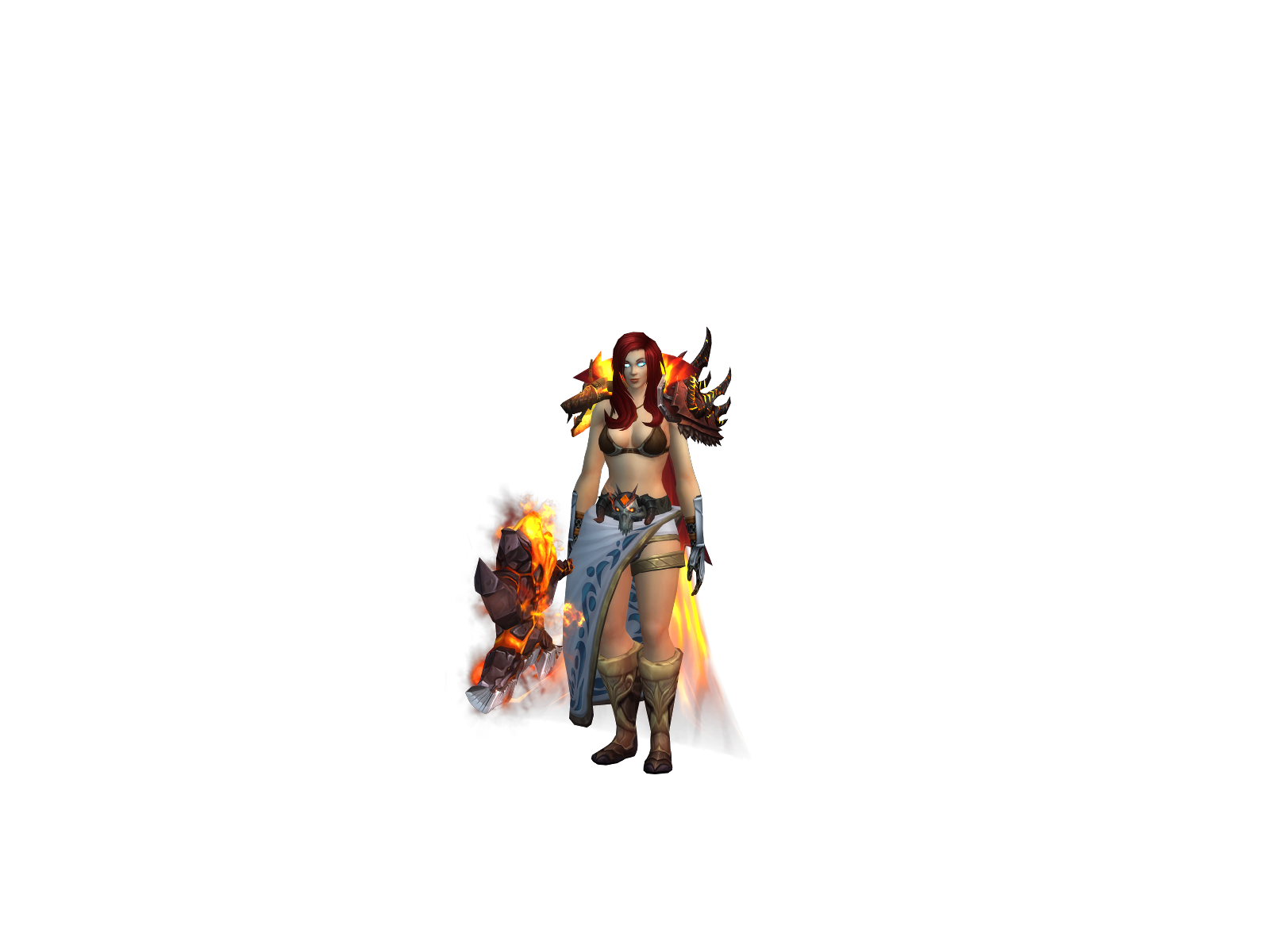 Mereoleona 3D character render