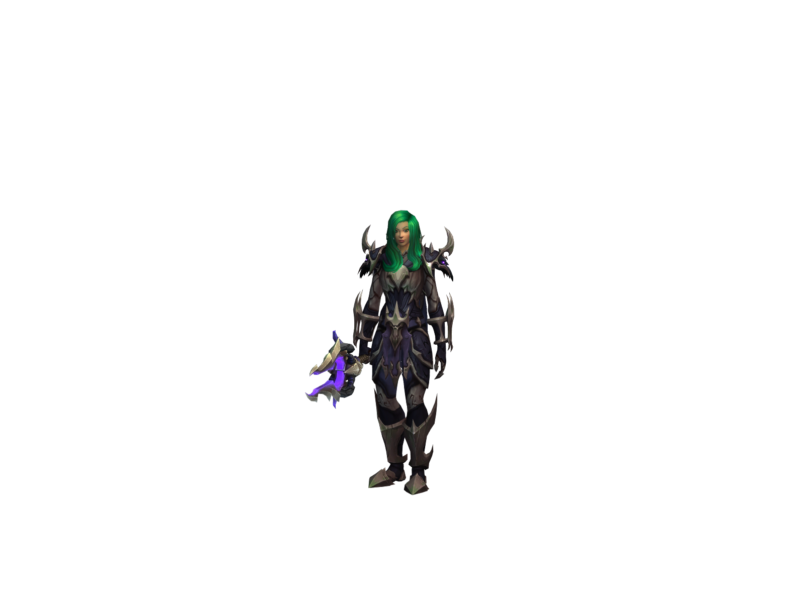 Serpentkick 3D character render