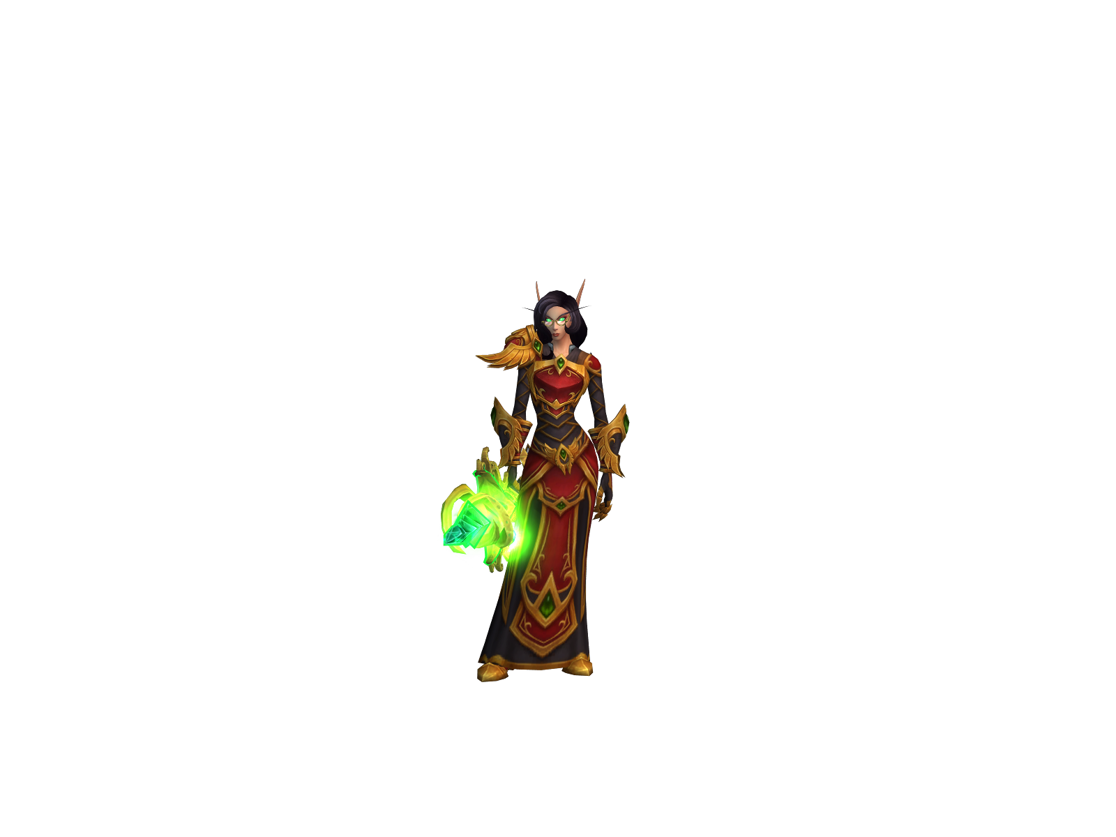 Serylda 3D character render