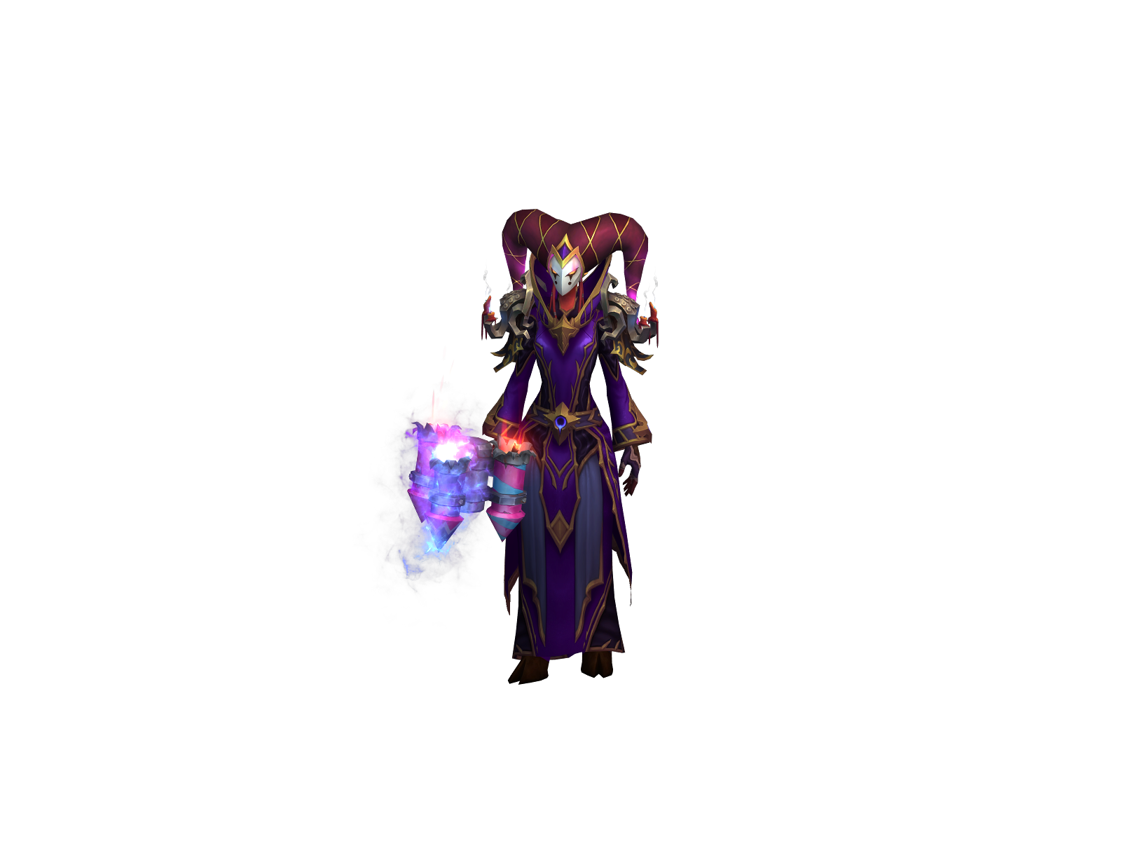 Crystallize 3D character render