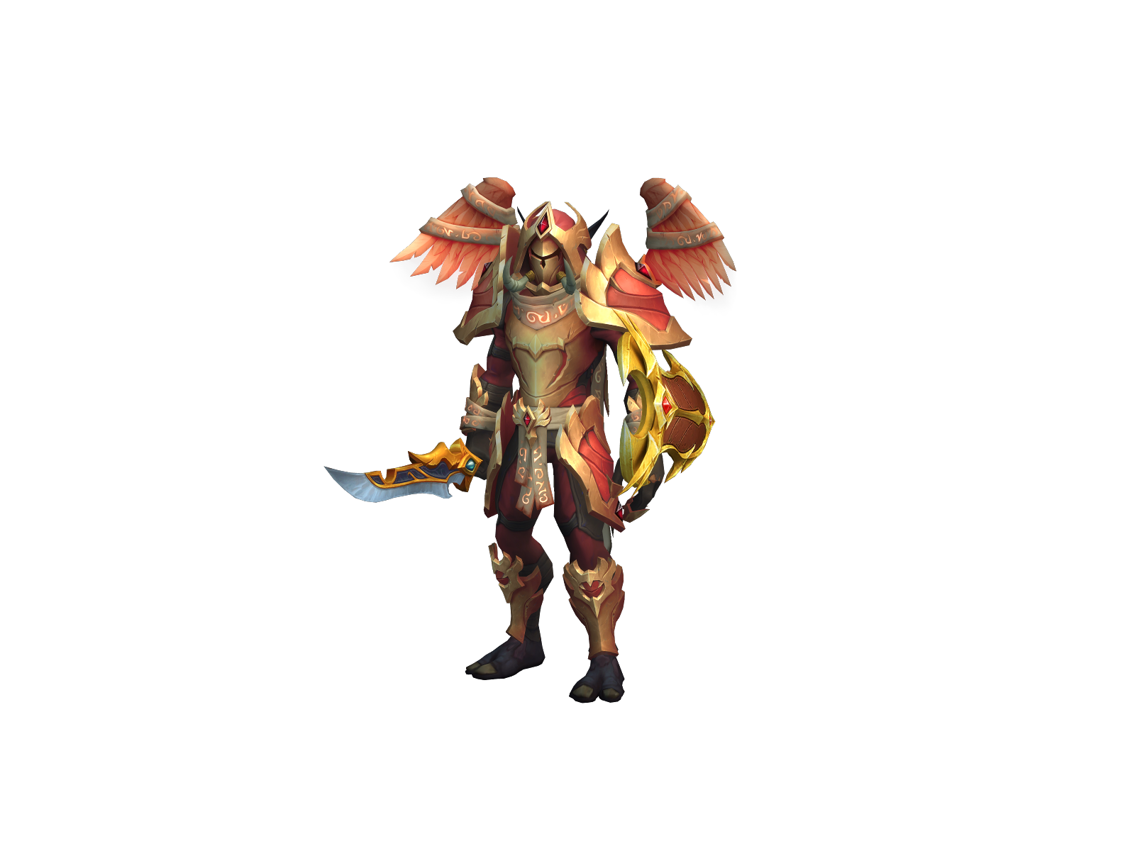 Remodeling 3D character render