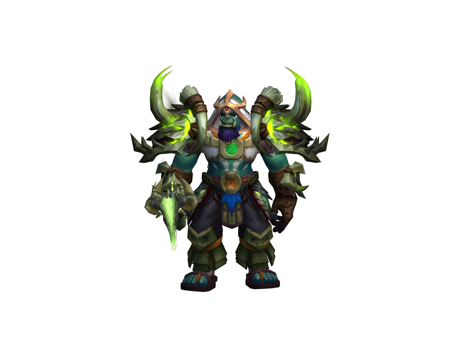 Bluecheww 3D character render
