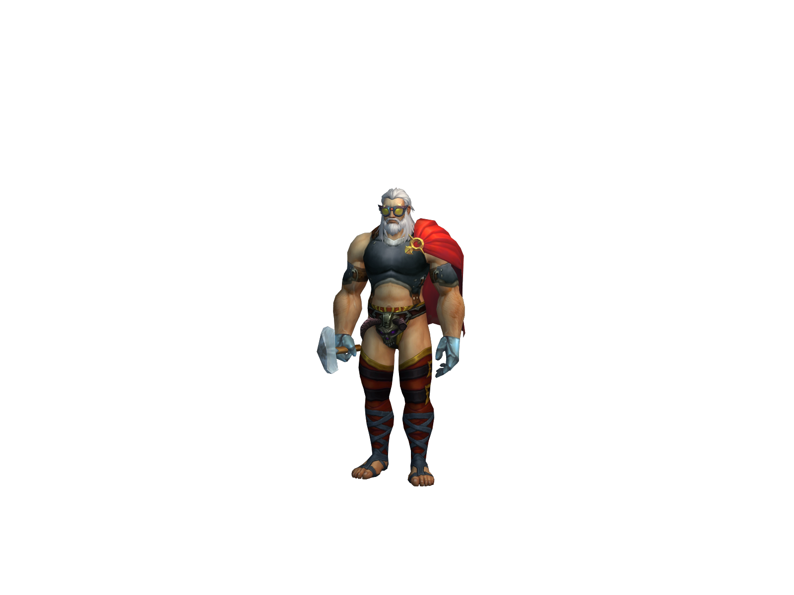 Memlok 3D character render