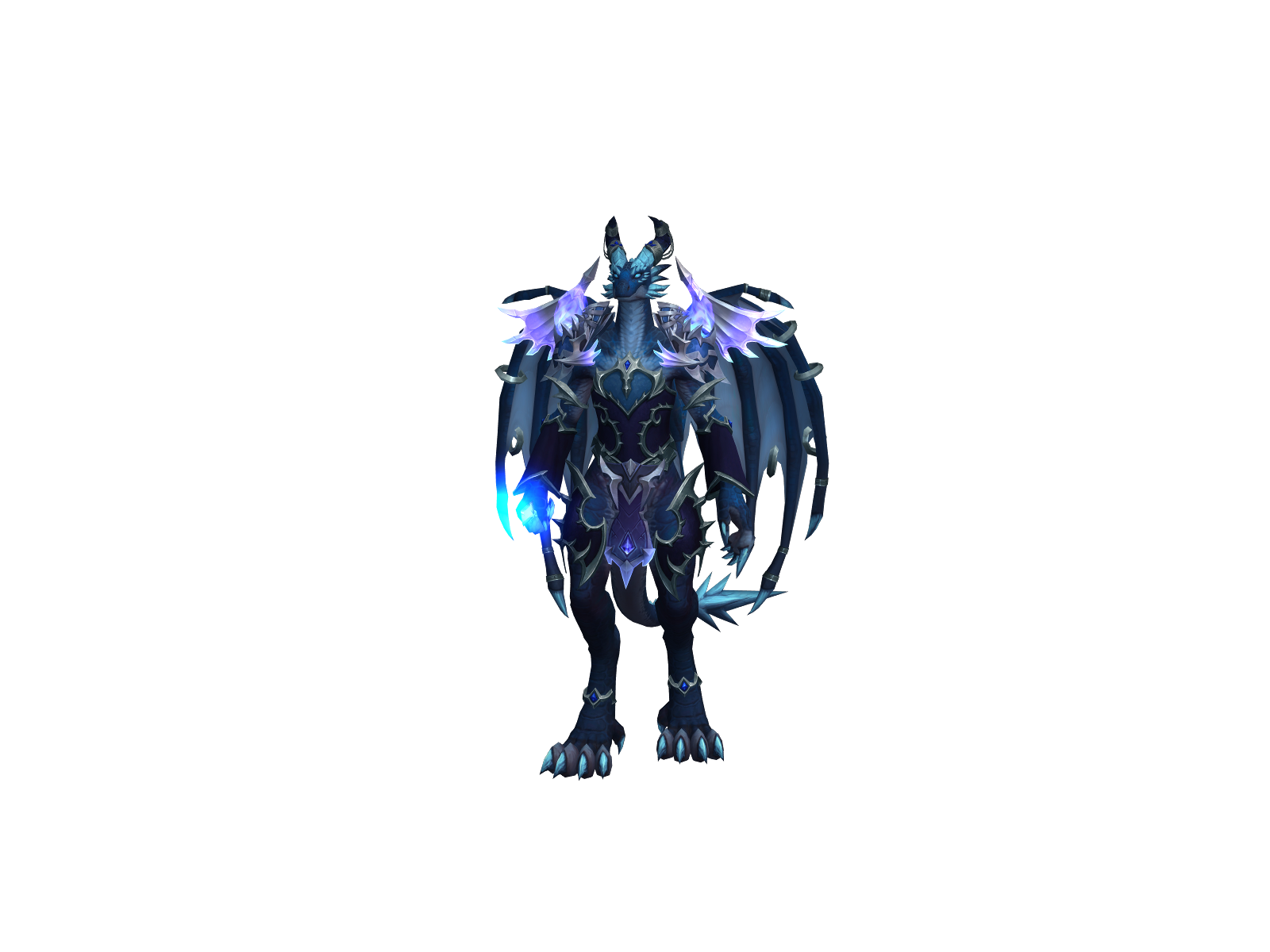 Hyorinmaru 3D character render