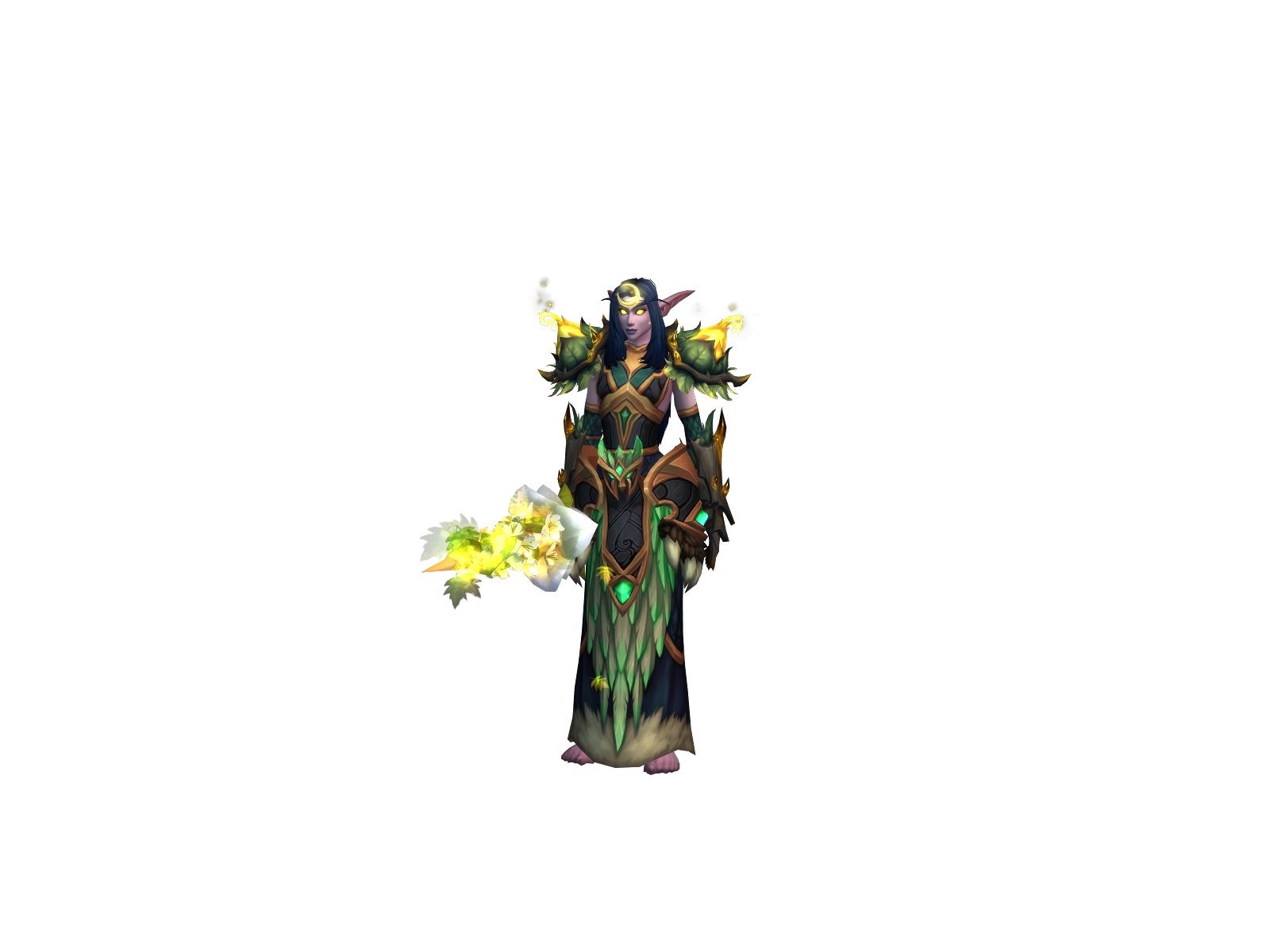 Tsukiyomi 3D character render
