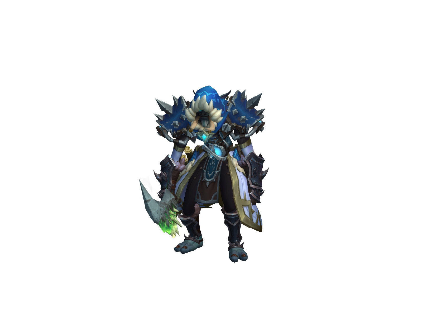 Raha 3D character render