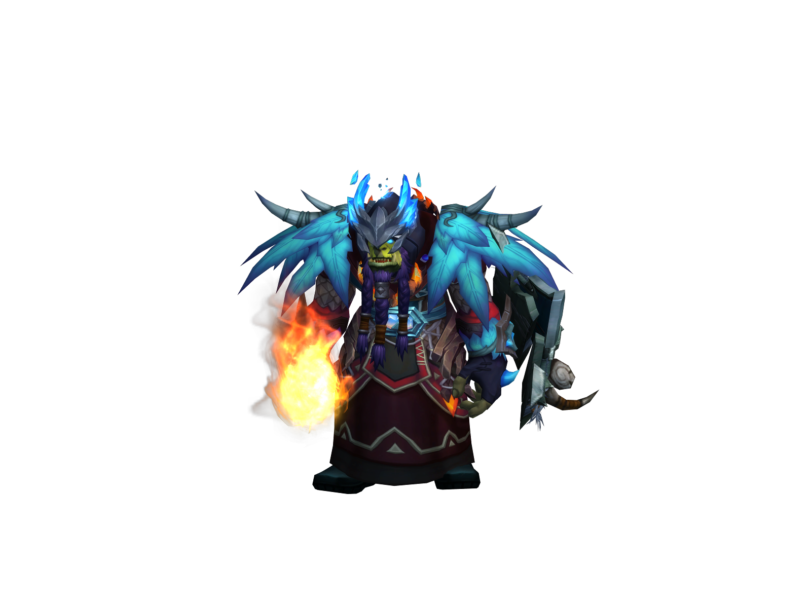 Baha 3D character render