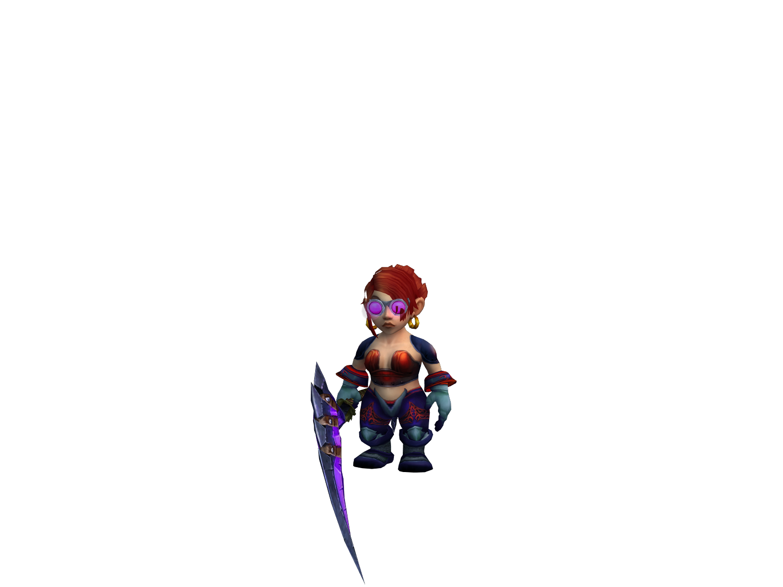 Splashin 3D character render