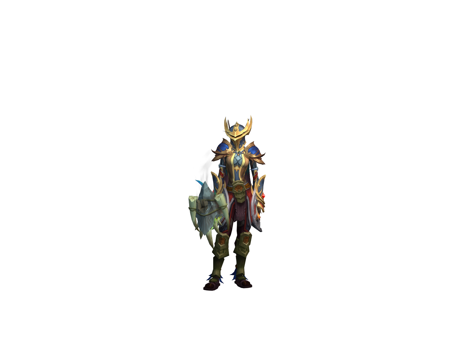 Zarisel 3D character render