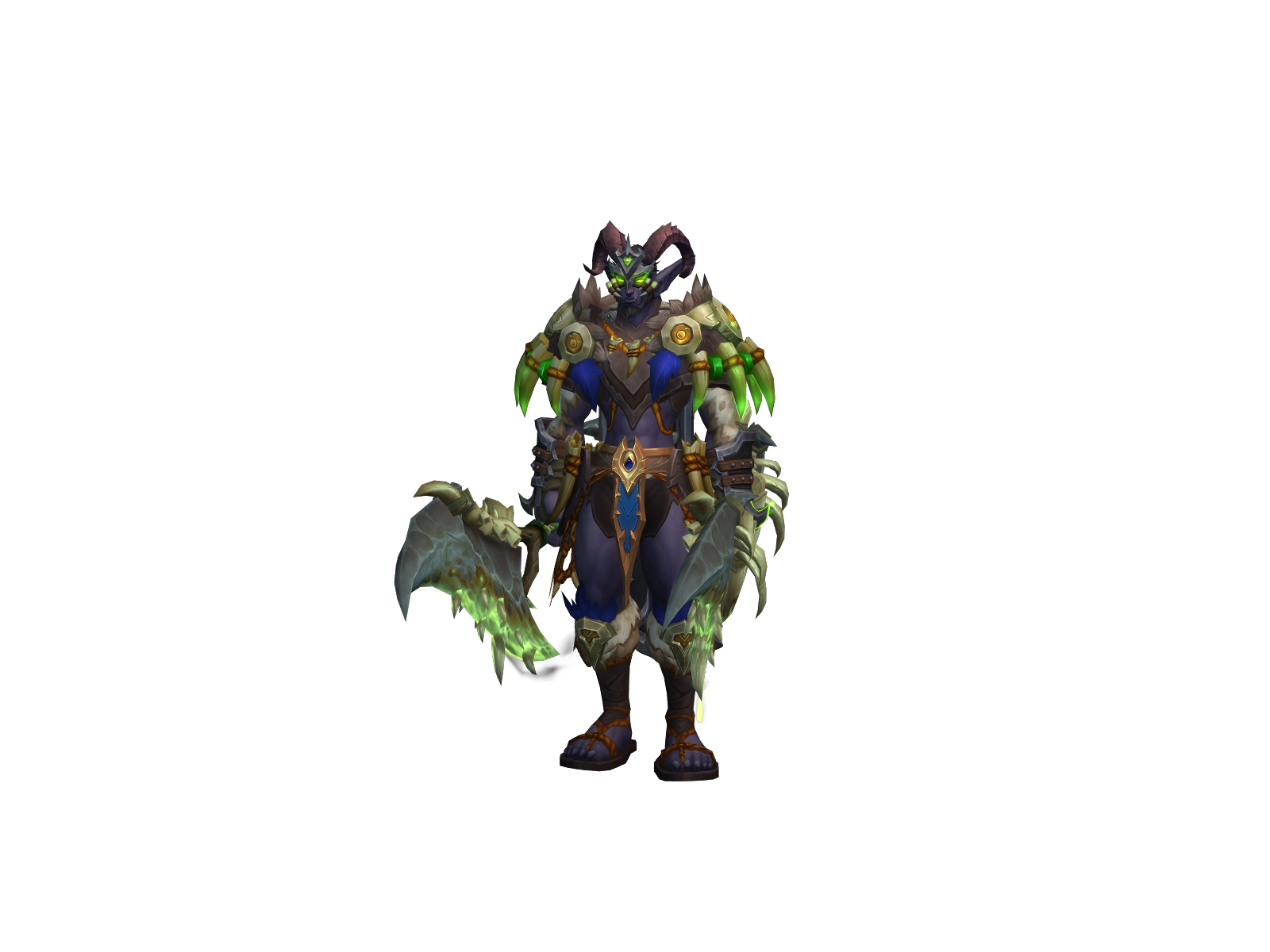 Goldlord 3D character render