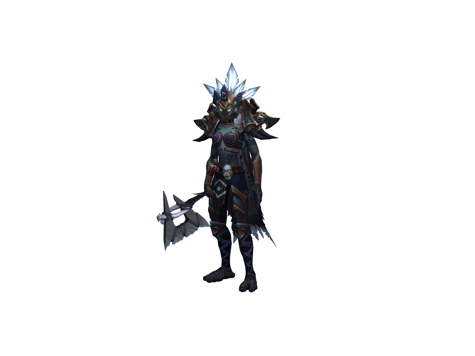 Rilkreesh 3D character render