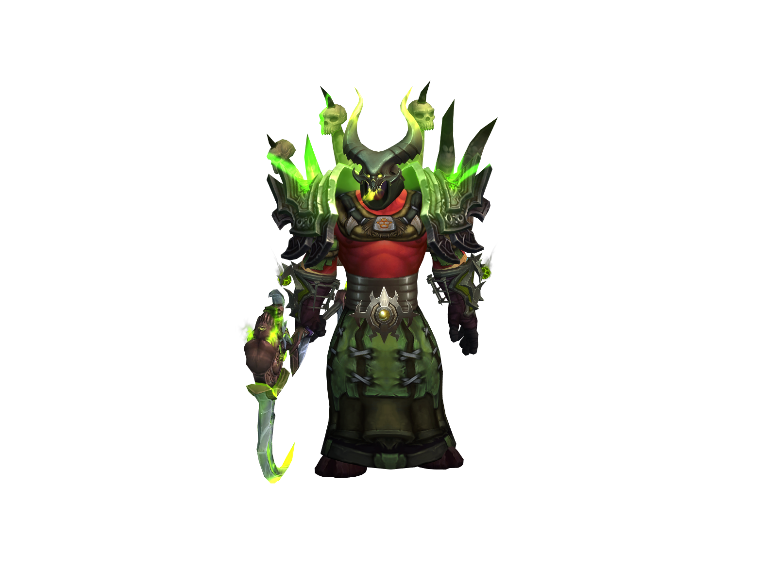 Bàal 3D character render