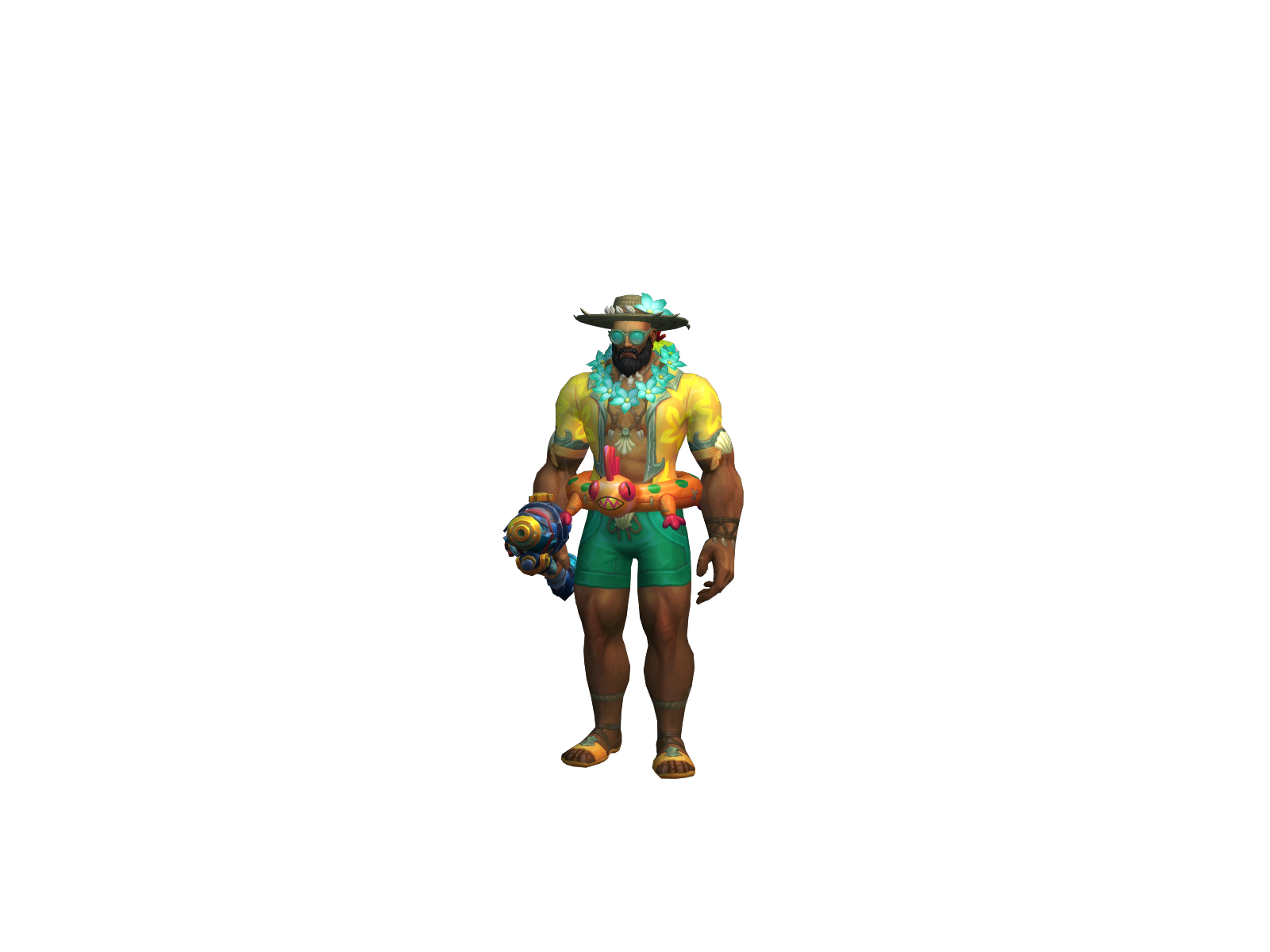 Tamer 3D character render