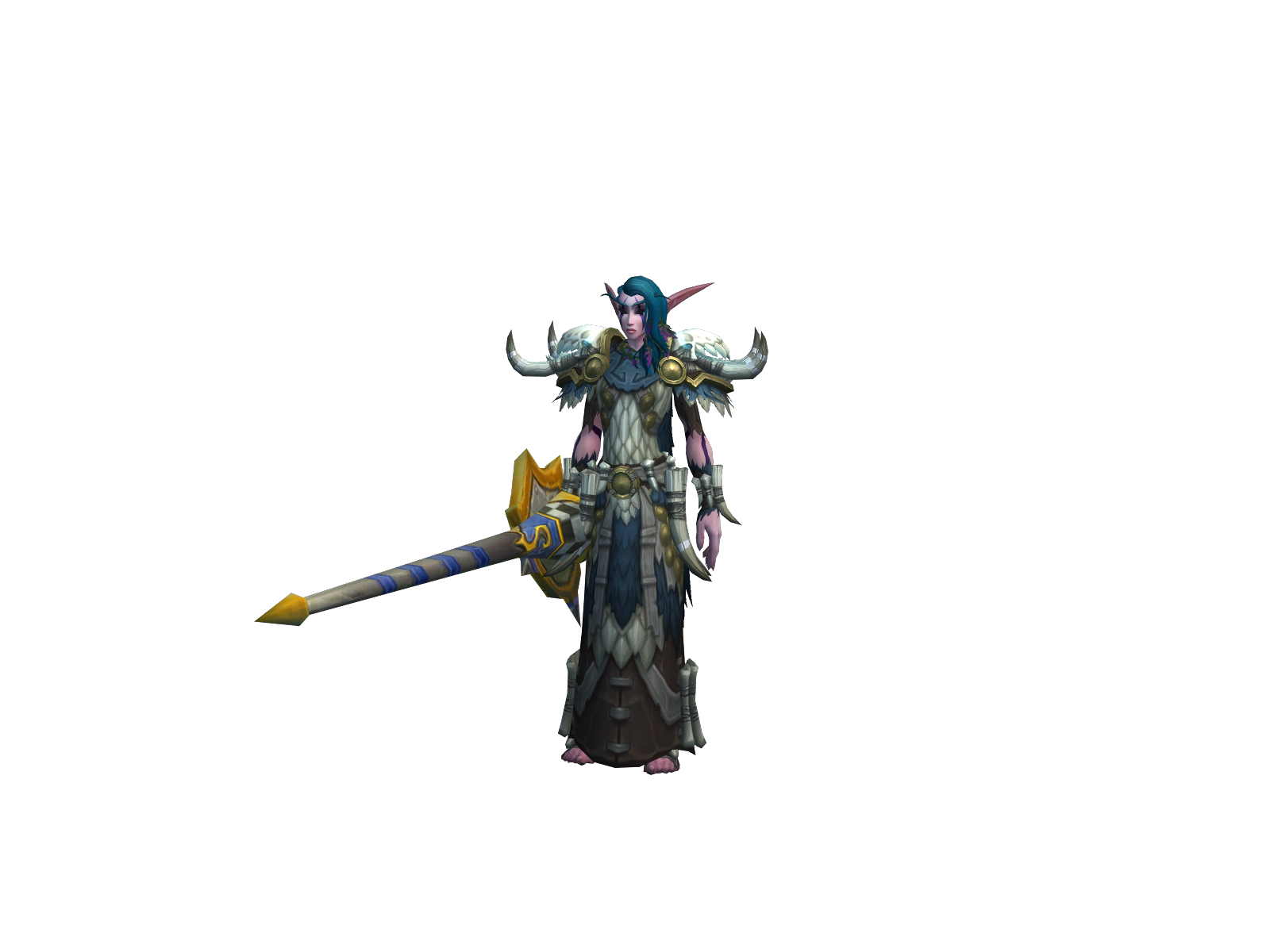Powder 3D character render