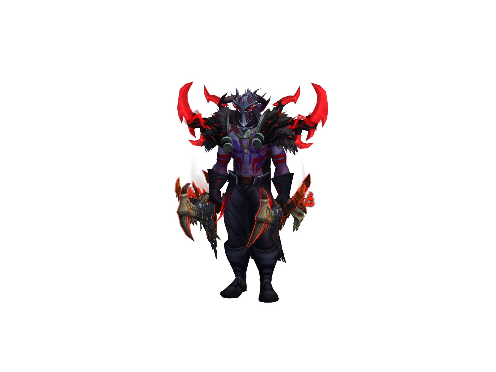 Inférno 3D character render