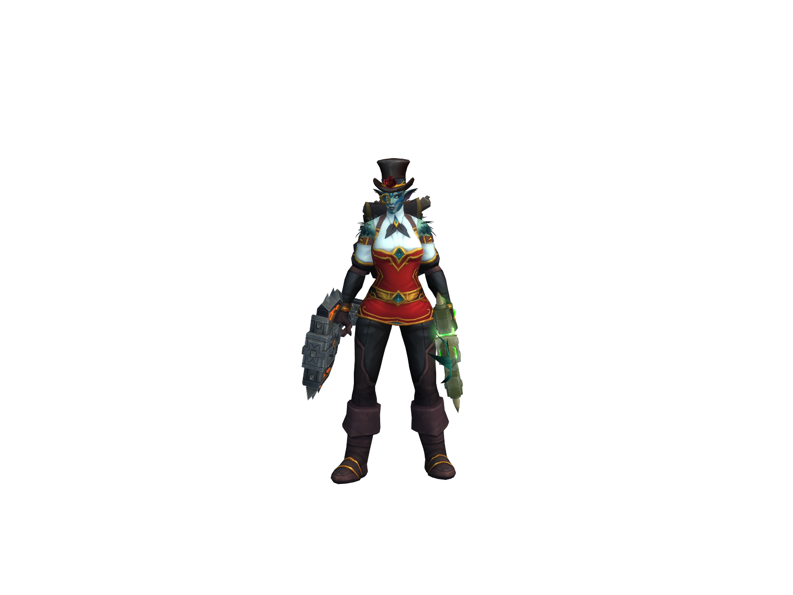Primal 3D character render