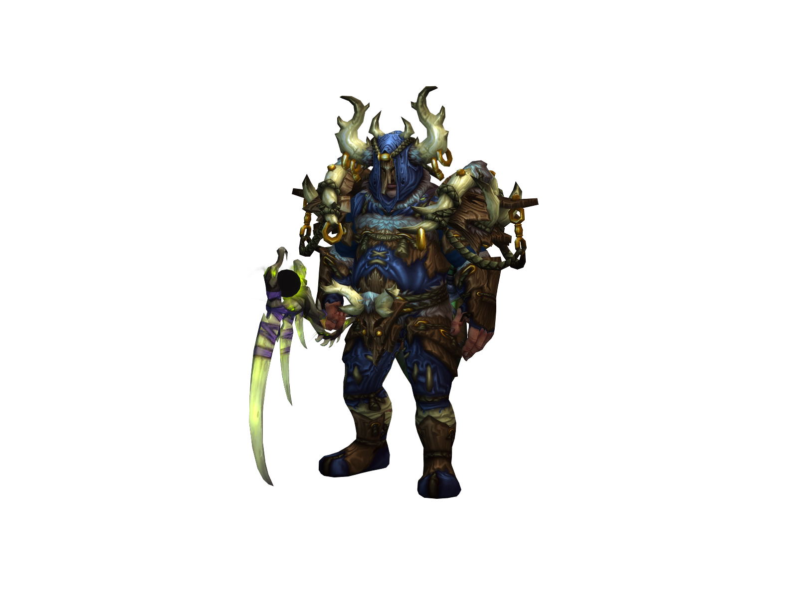 Hucklebeary 3D character render