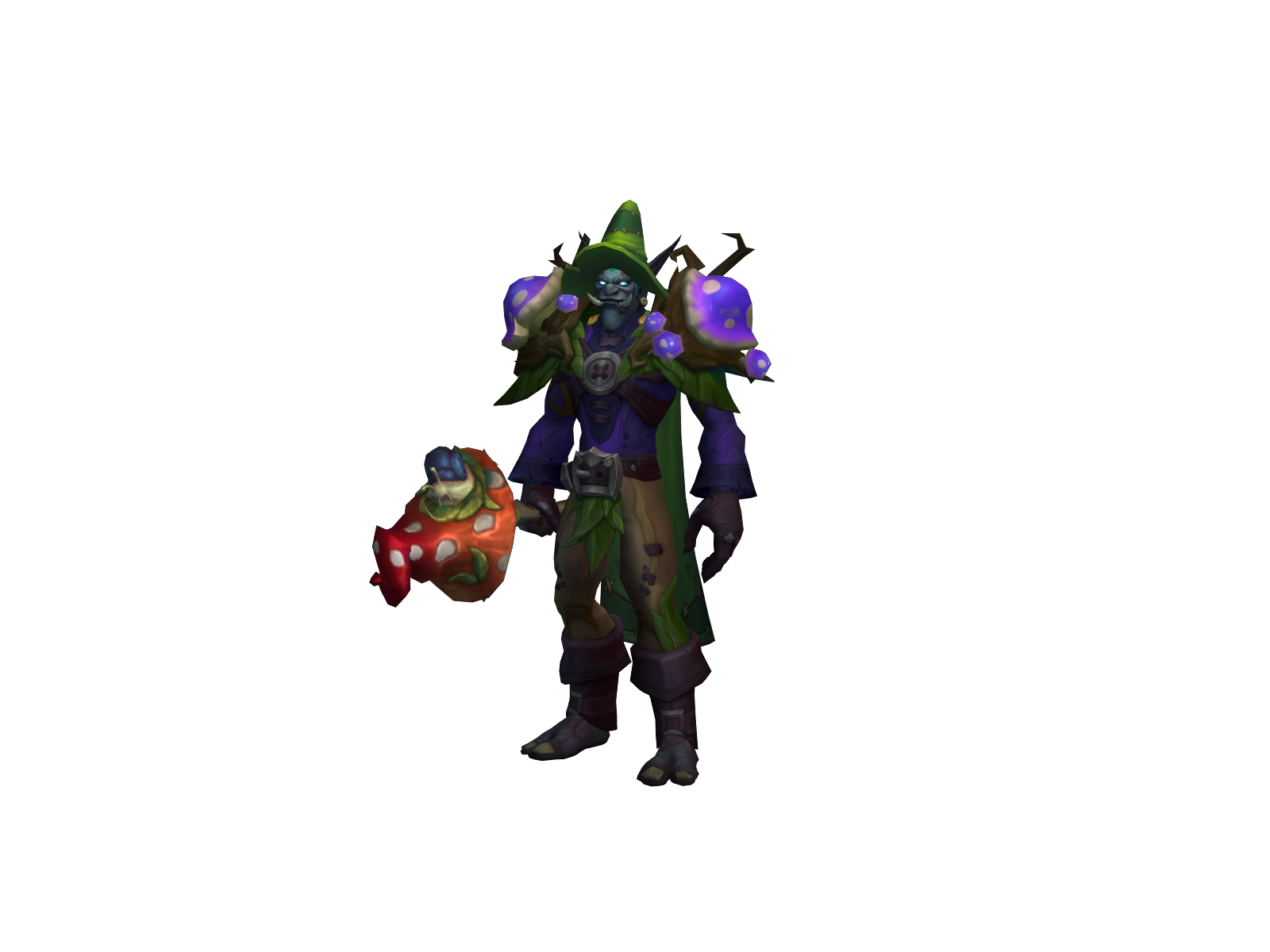 Pauz 3D character render