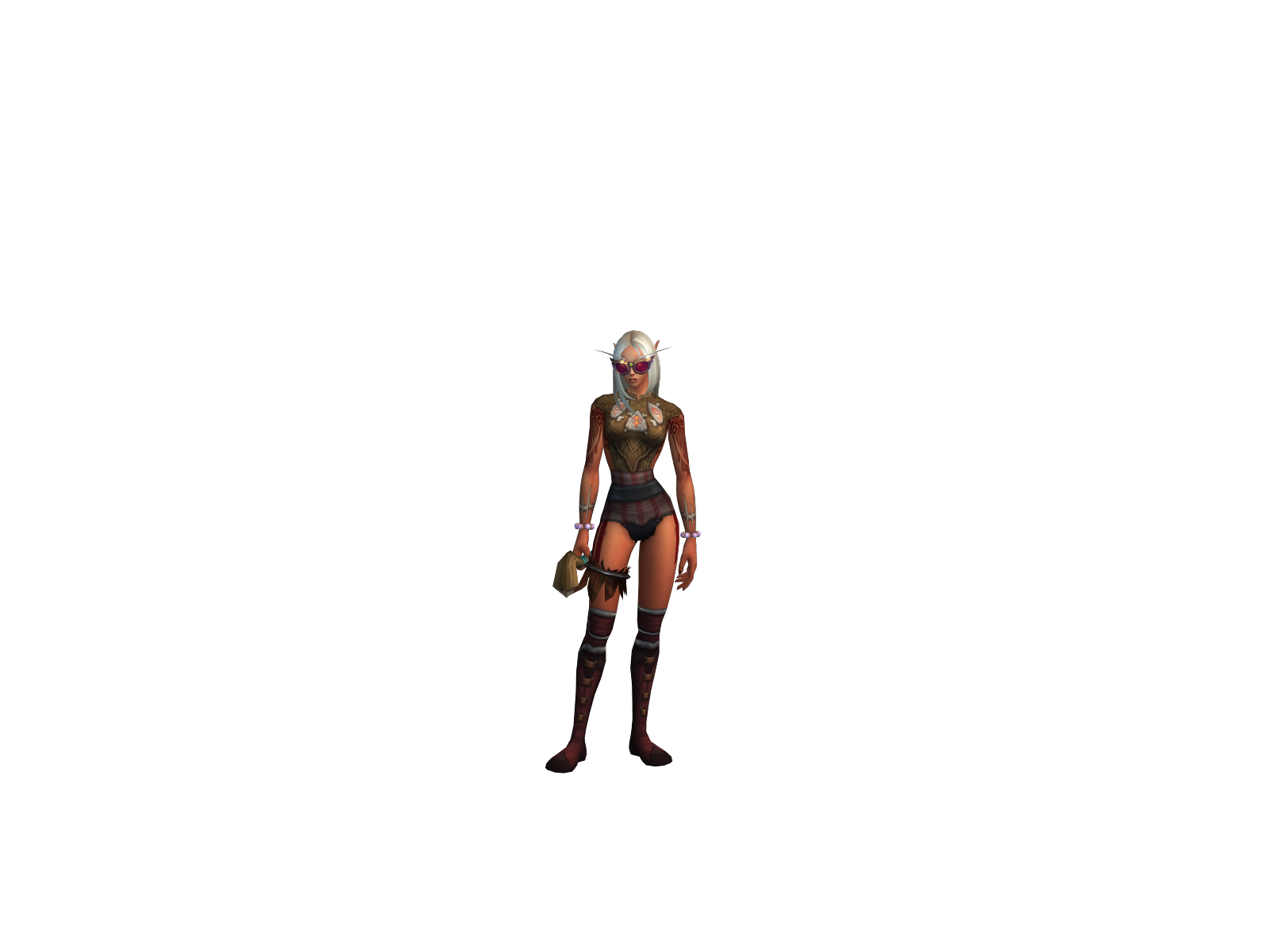 Lulù 3D character render