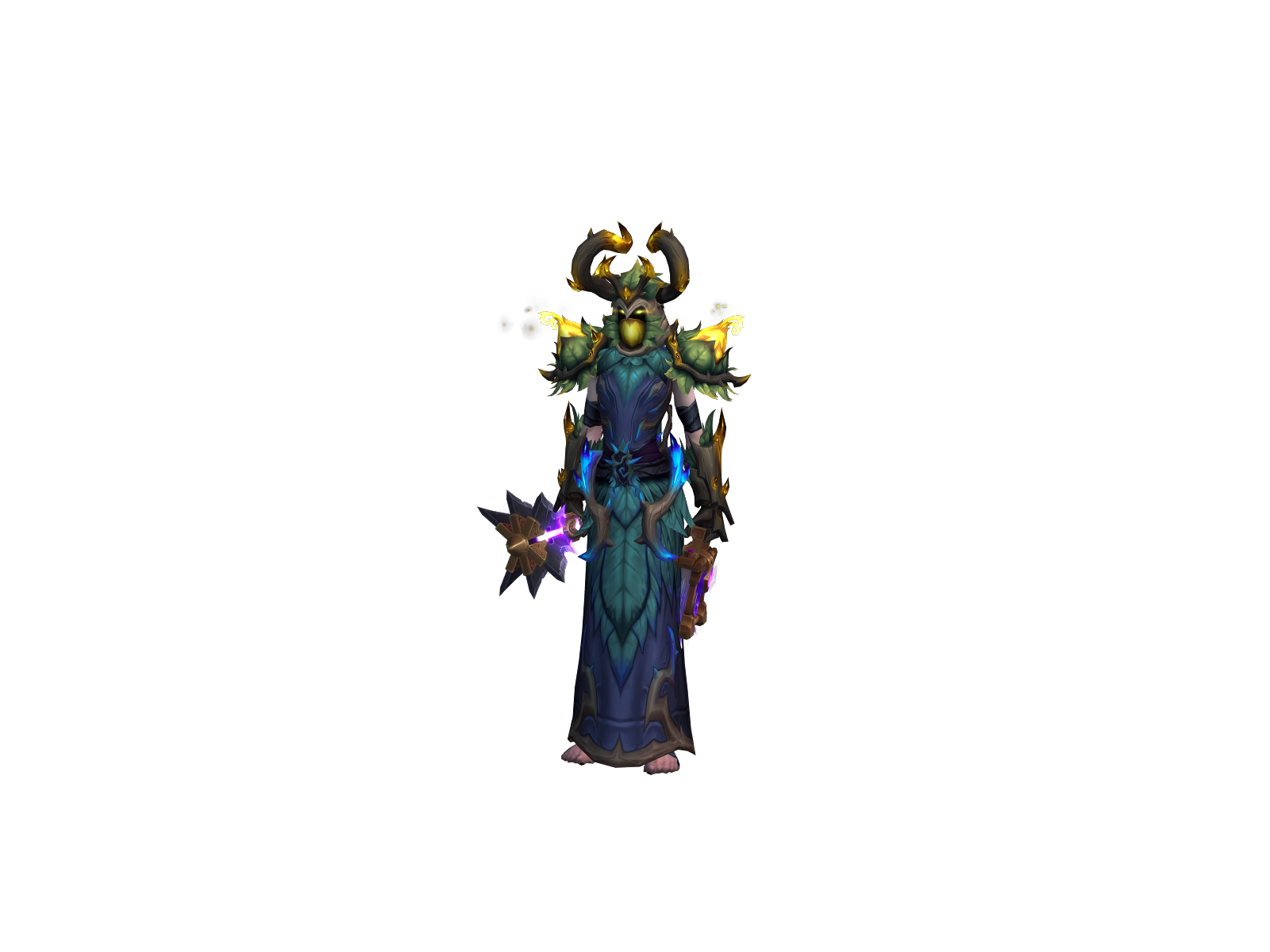 Deminclock 3D character render