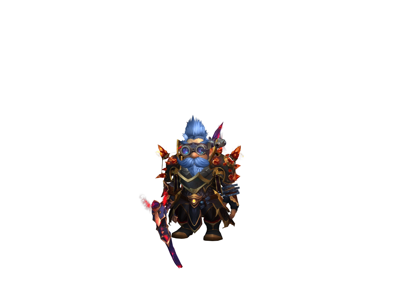 Blorgaflob 3D character render
