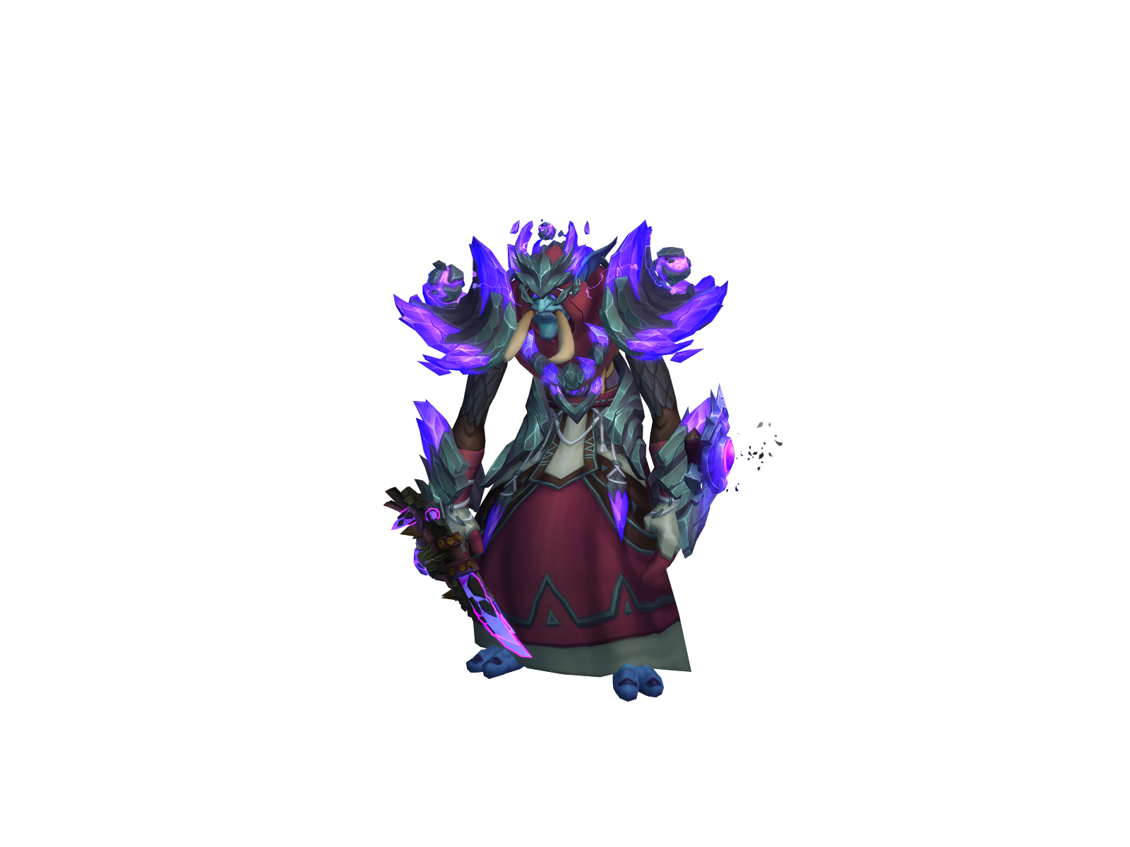 Badunicorn 3D character render