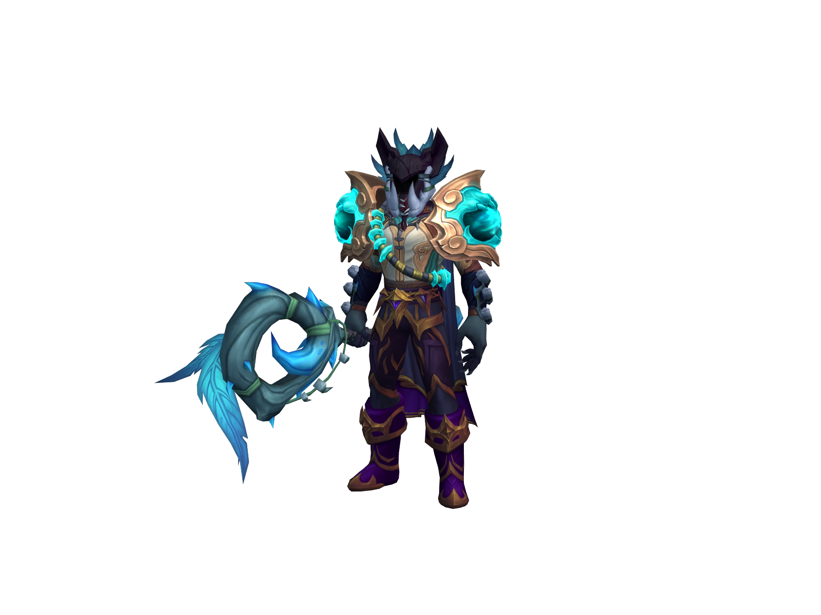 Grimpalm 3D character render