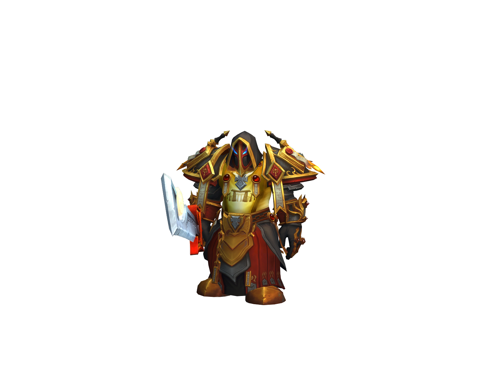 Tfcpaladin 3D character render