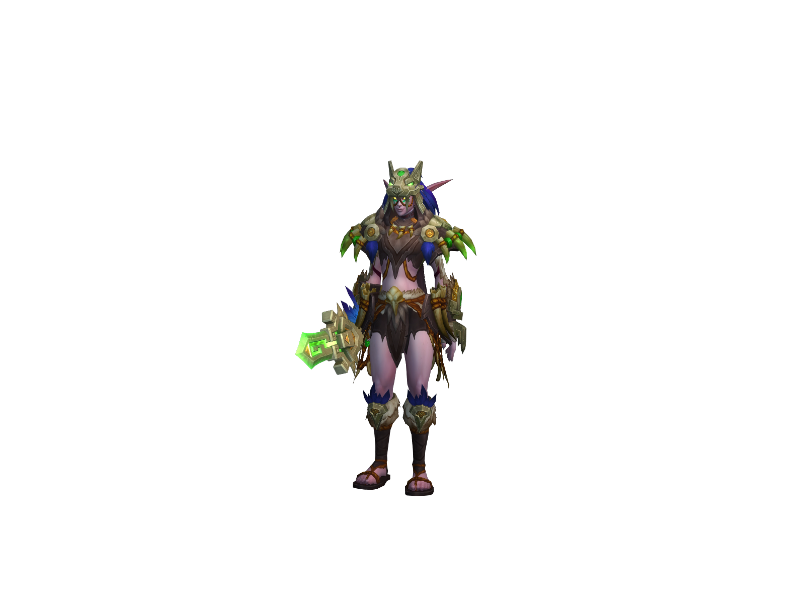 Meowwoem 3D character render