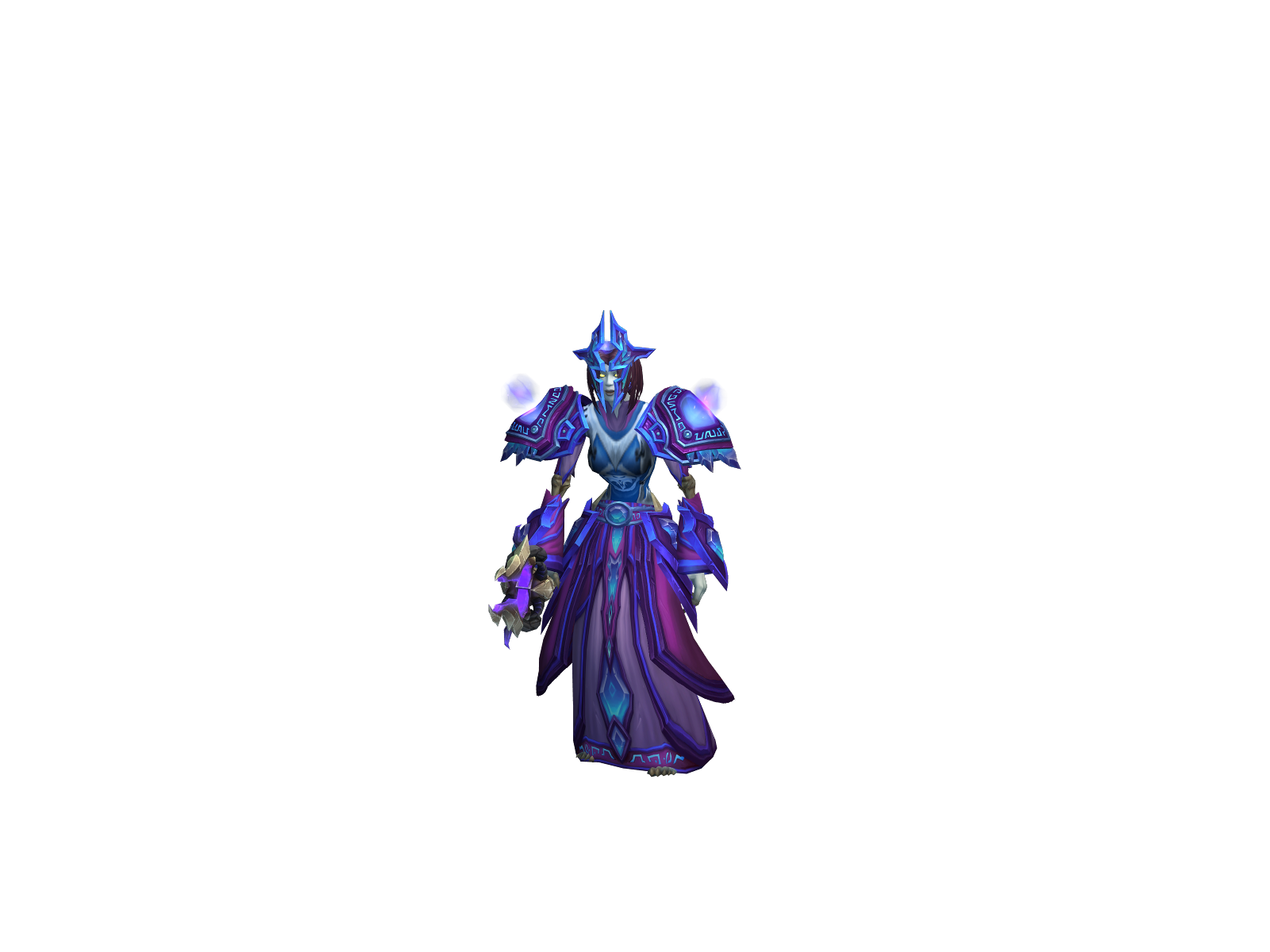 Glaciated 3D character render