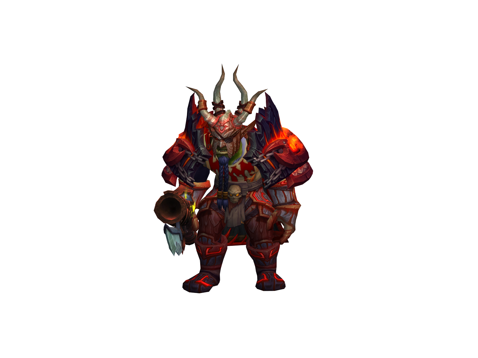 Aruwen 3D character render