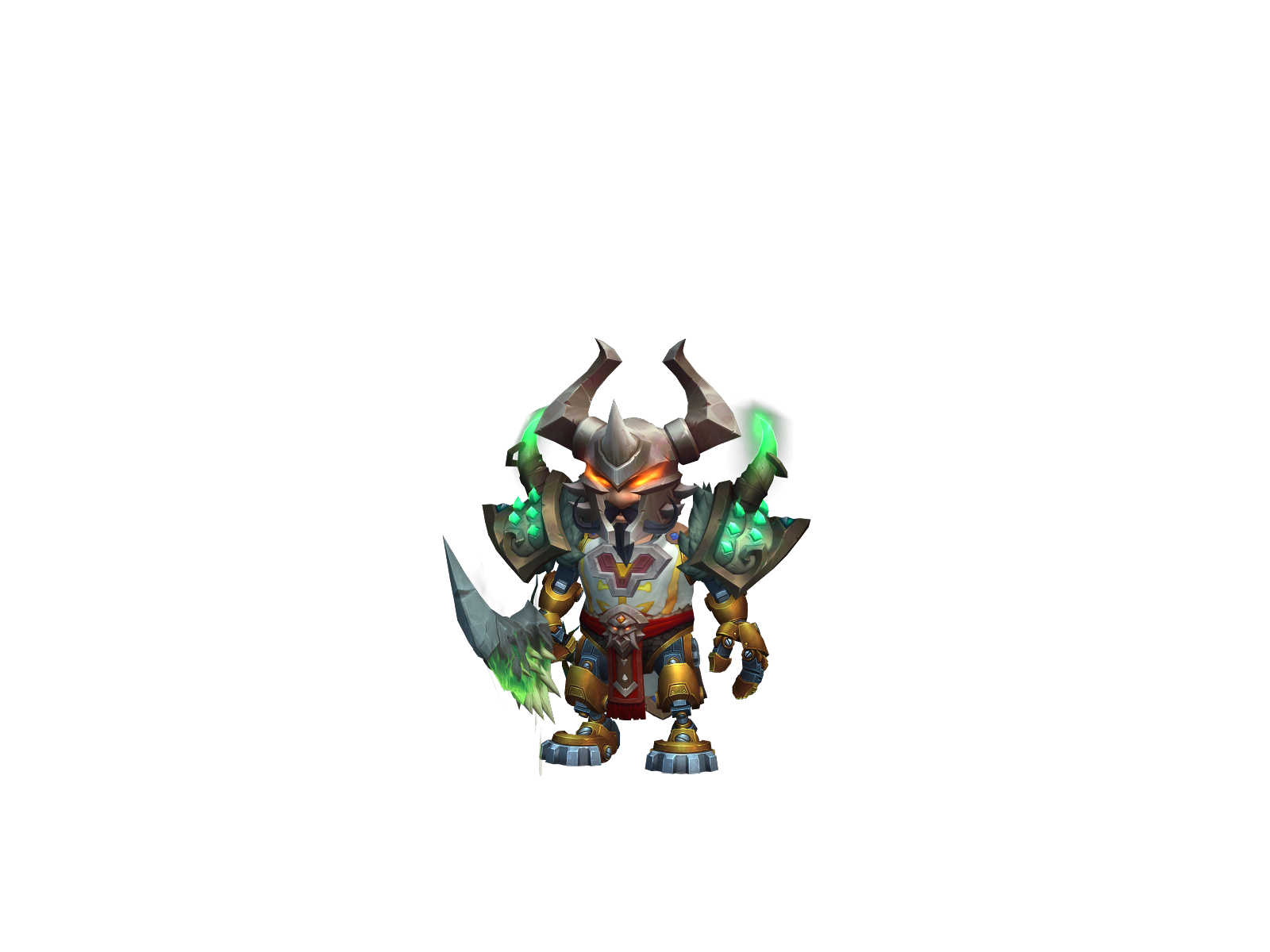 Drevil 3D character render