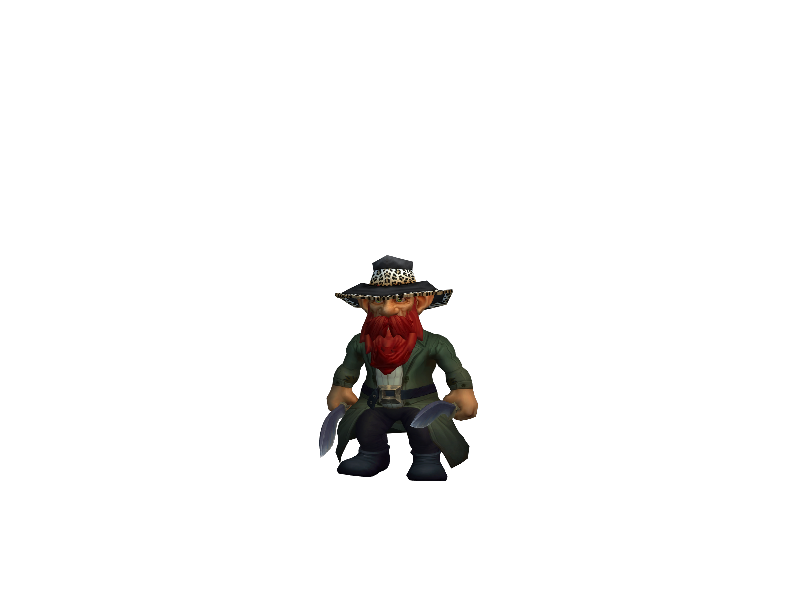 Frizzer 3D character render