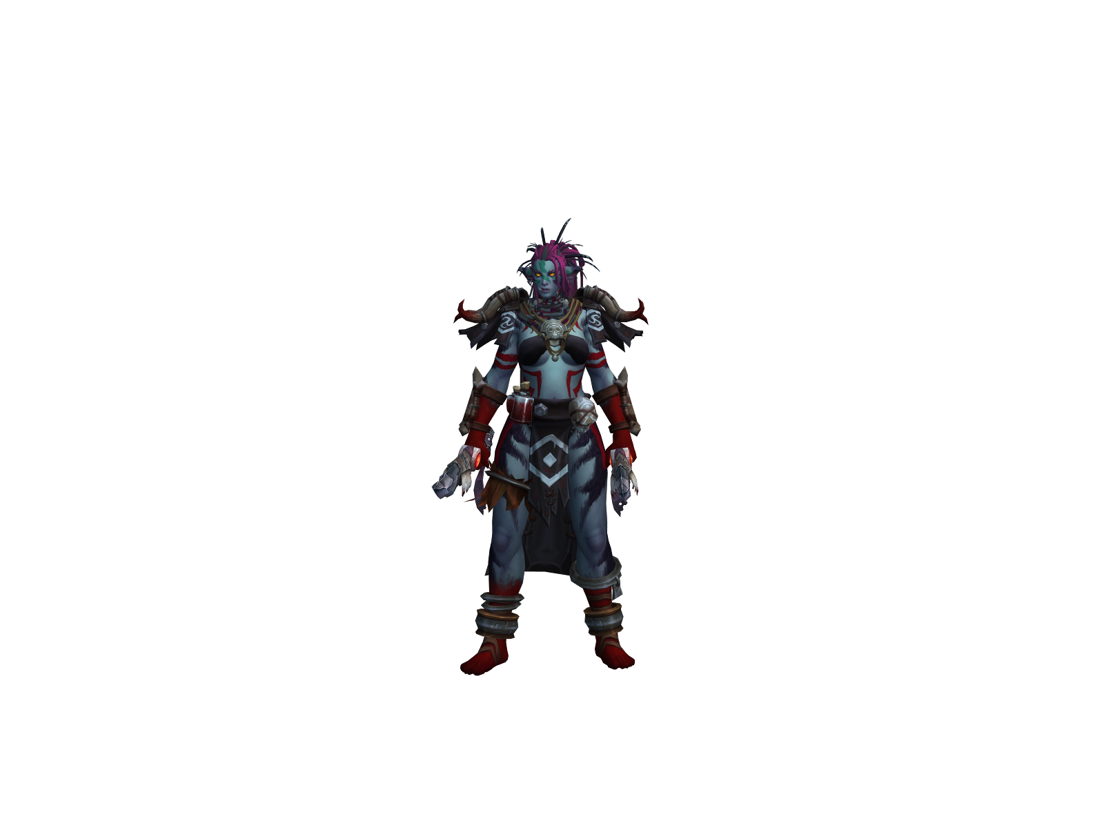 Chokea 3D character render