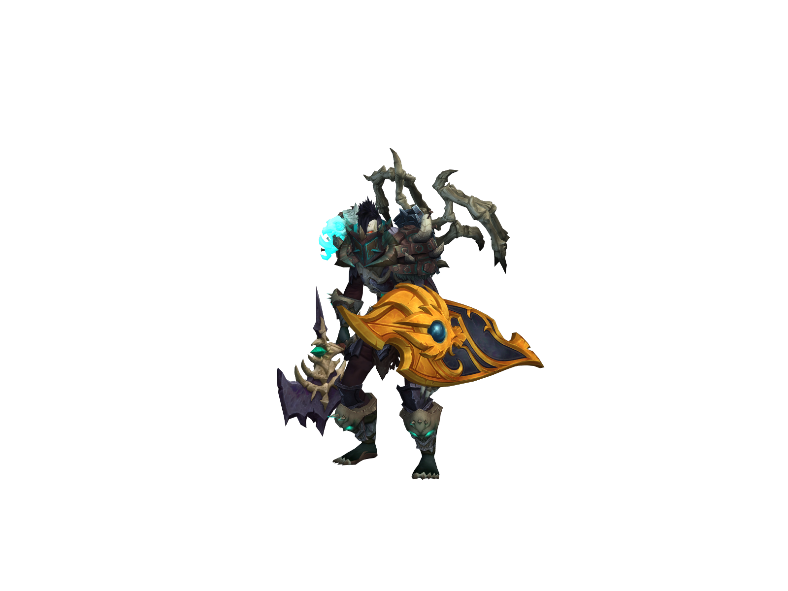 Bonecruncher 3D character render