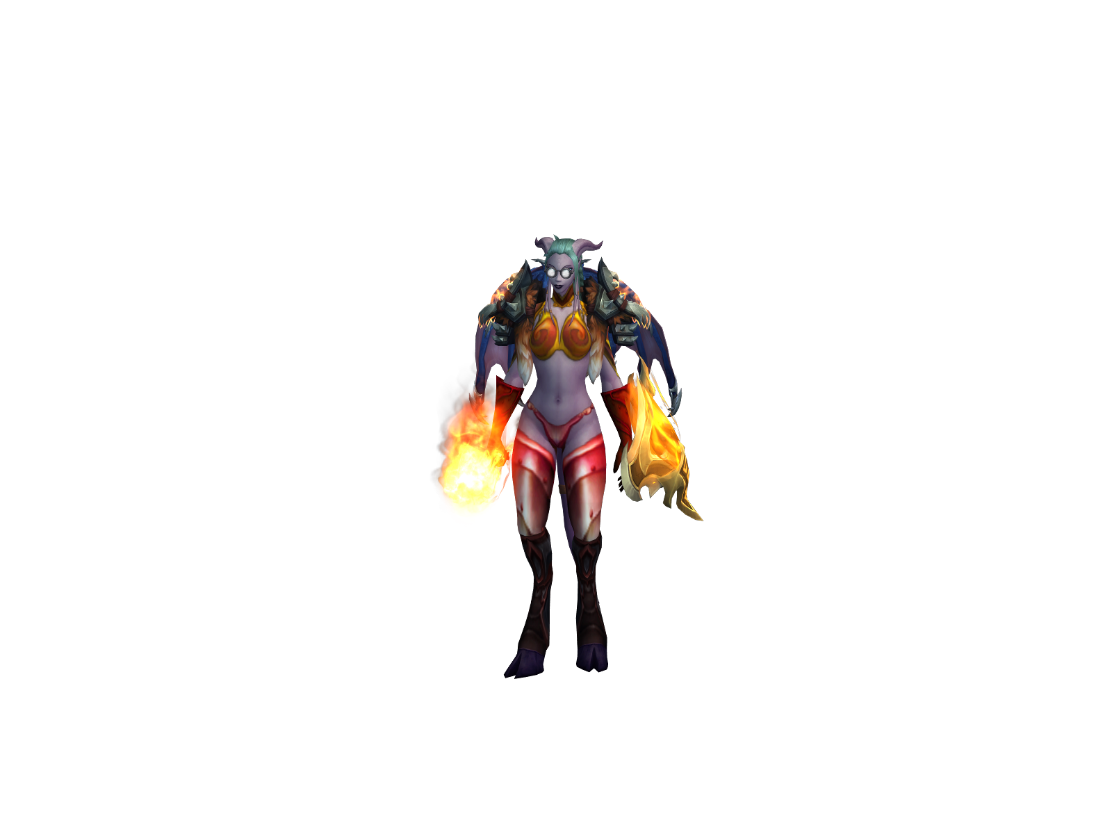 Janeta 3D character render