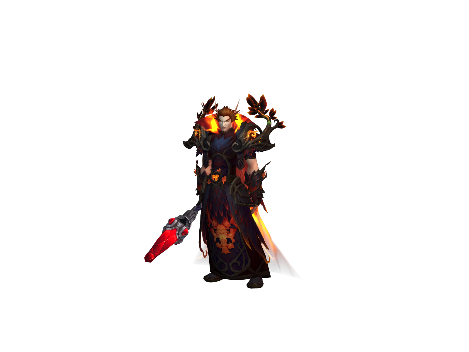 Burnt 3D character render
