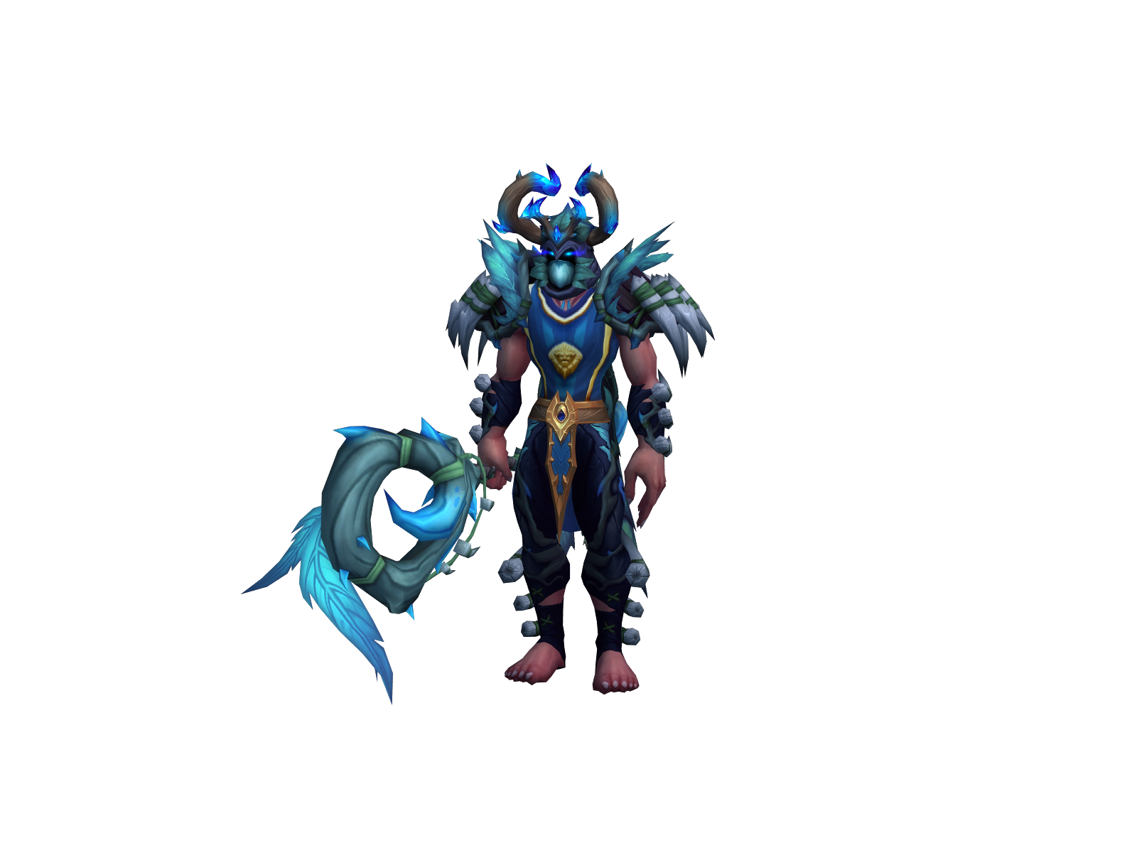 Nilladrood 3D character render