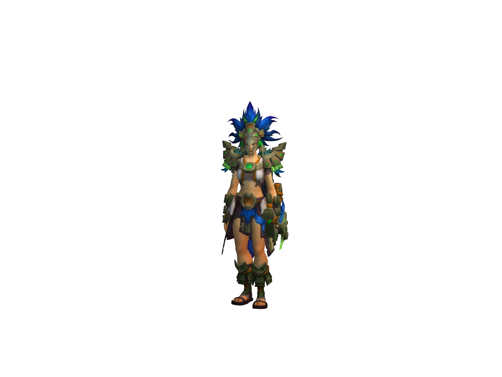 Rawrface 3D character render