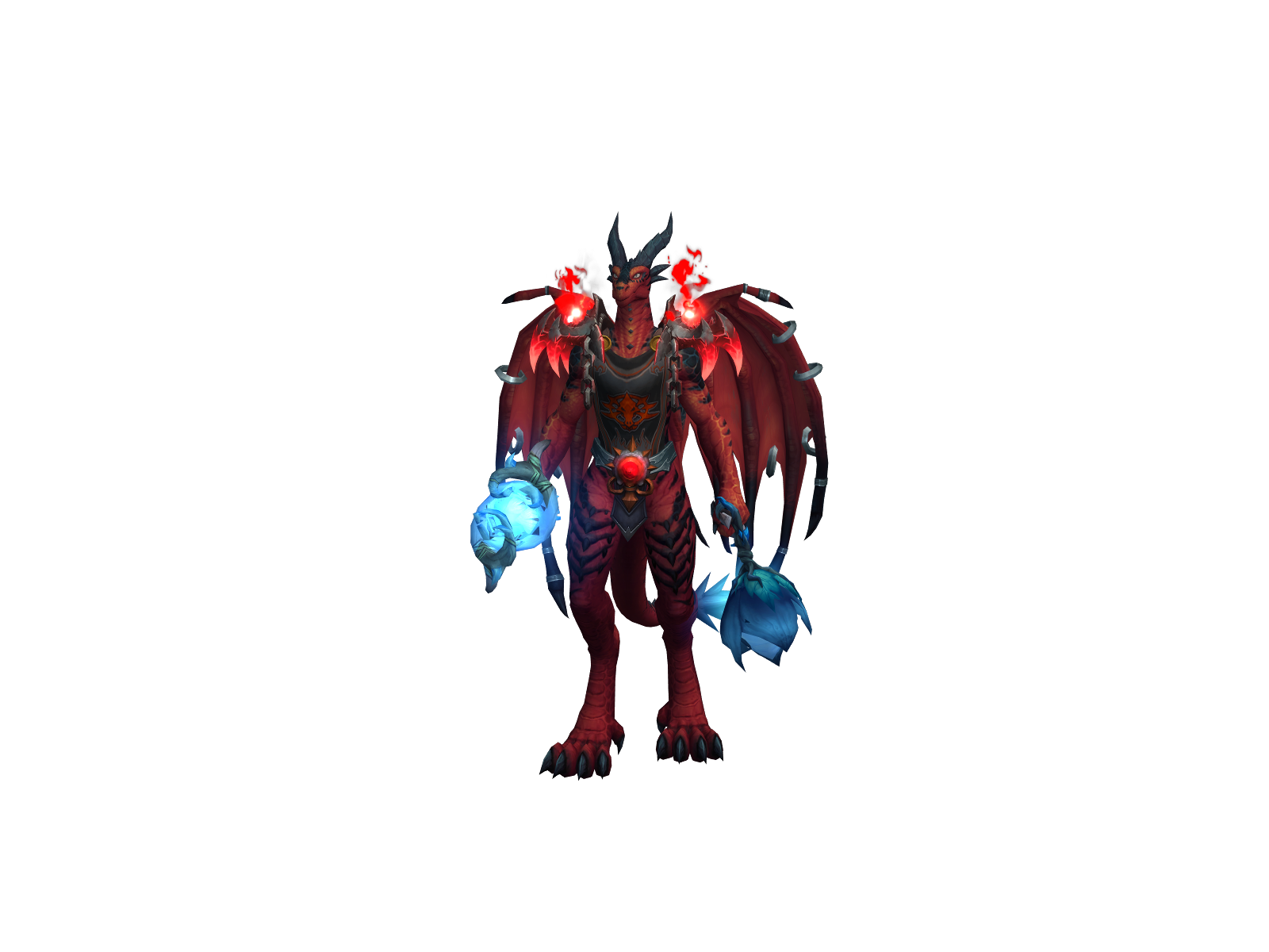 Dragonally 3D character render