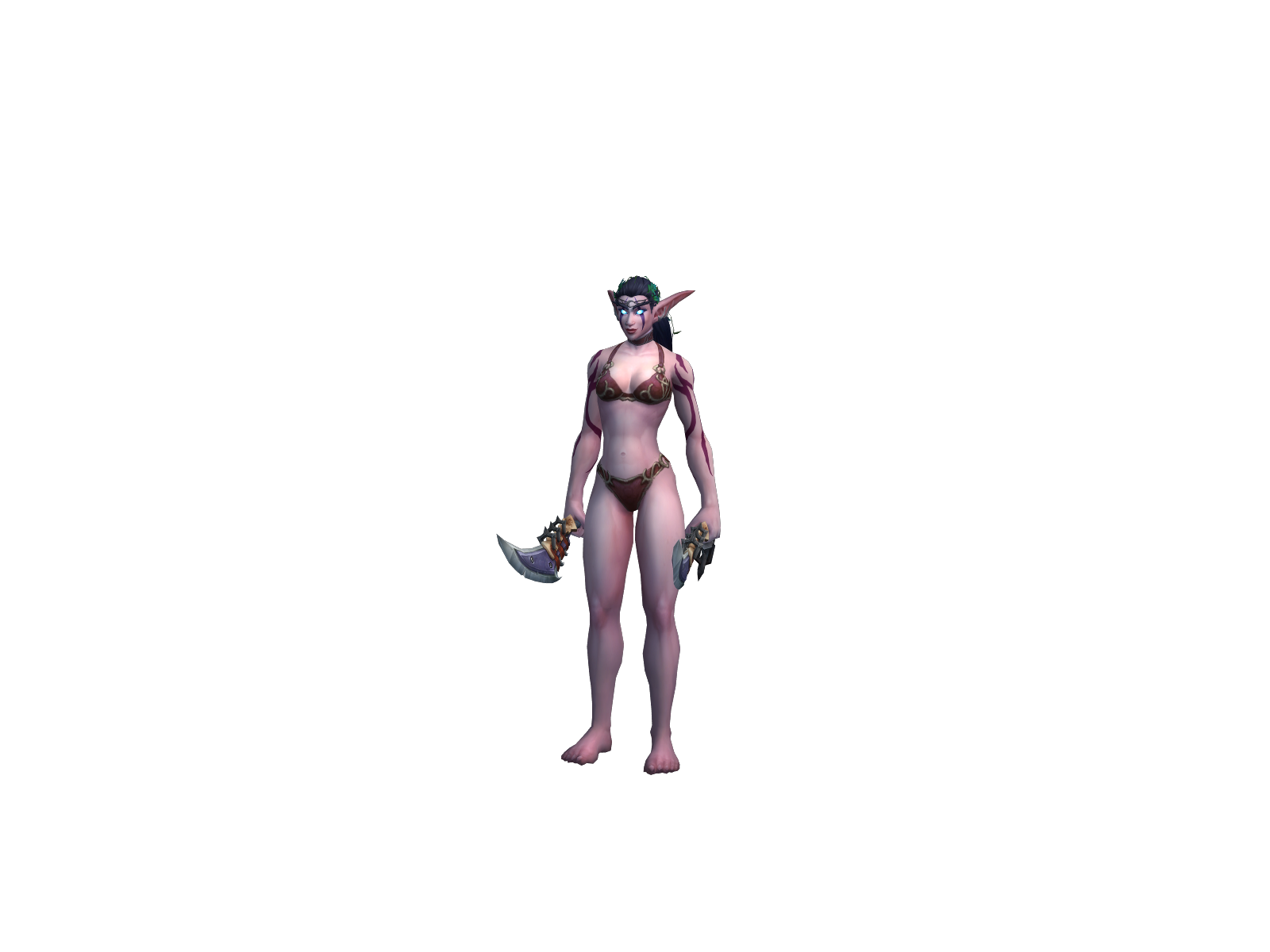 Elysia 3D character render