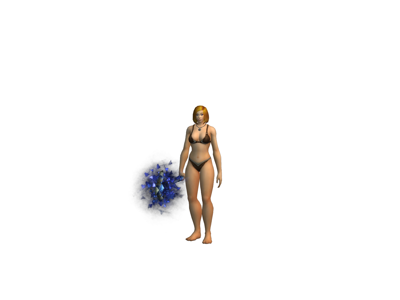 Lunalights 3D character render