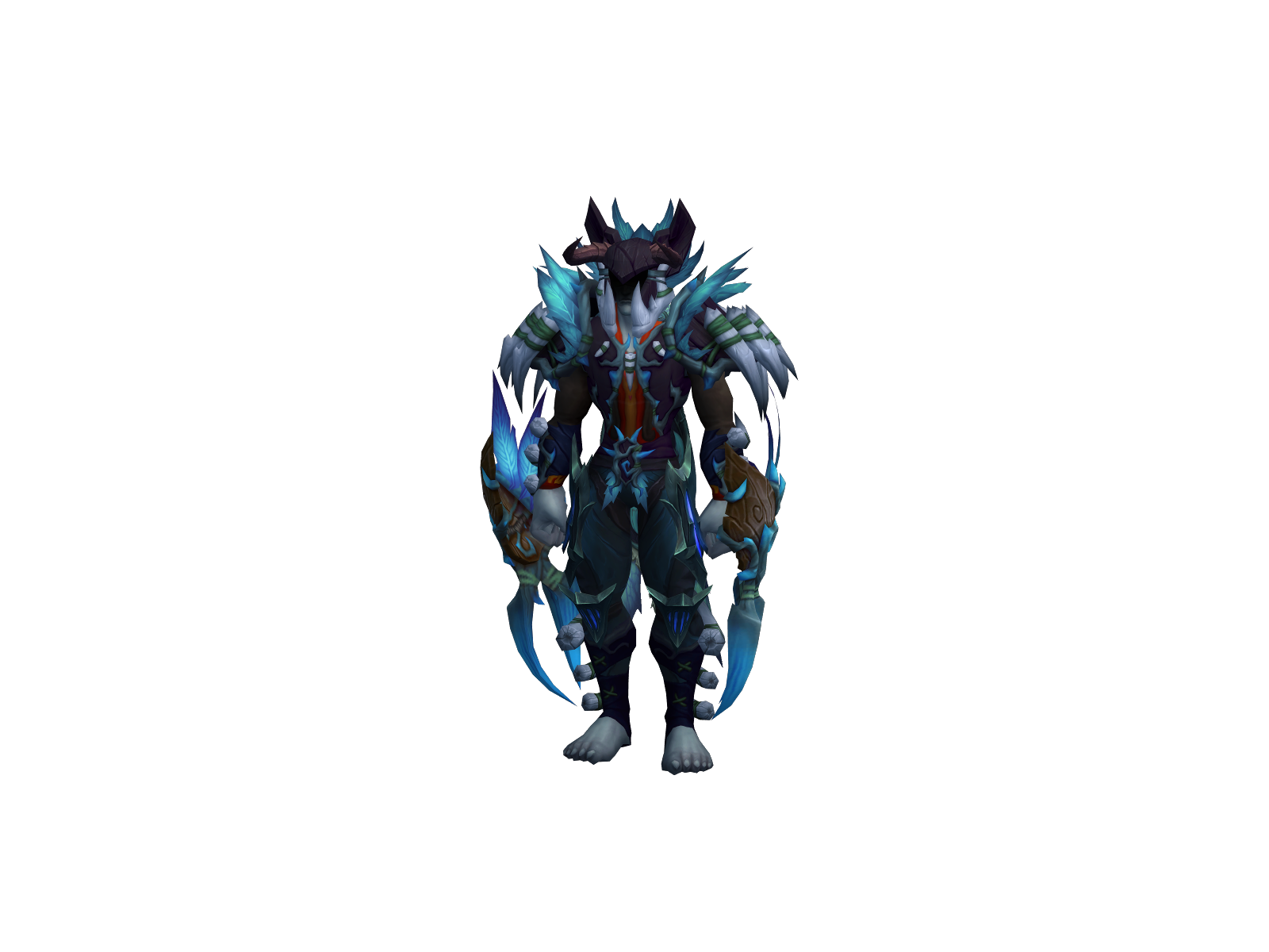 Wazakashi 3D character render